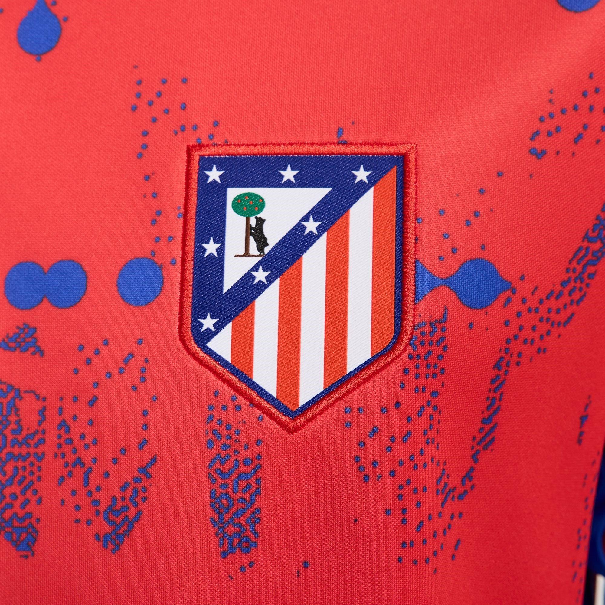 Rot - Nike - Atletico Madrid Home Pre Match Shirt 2024 2025 Adults - 5