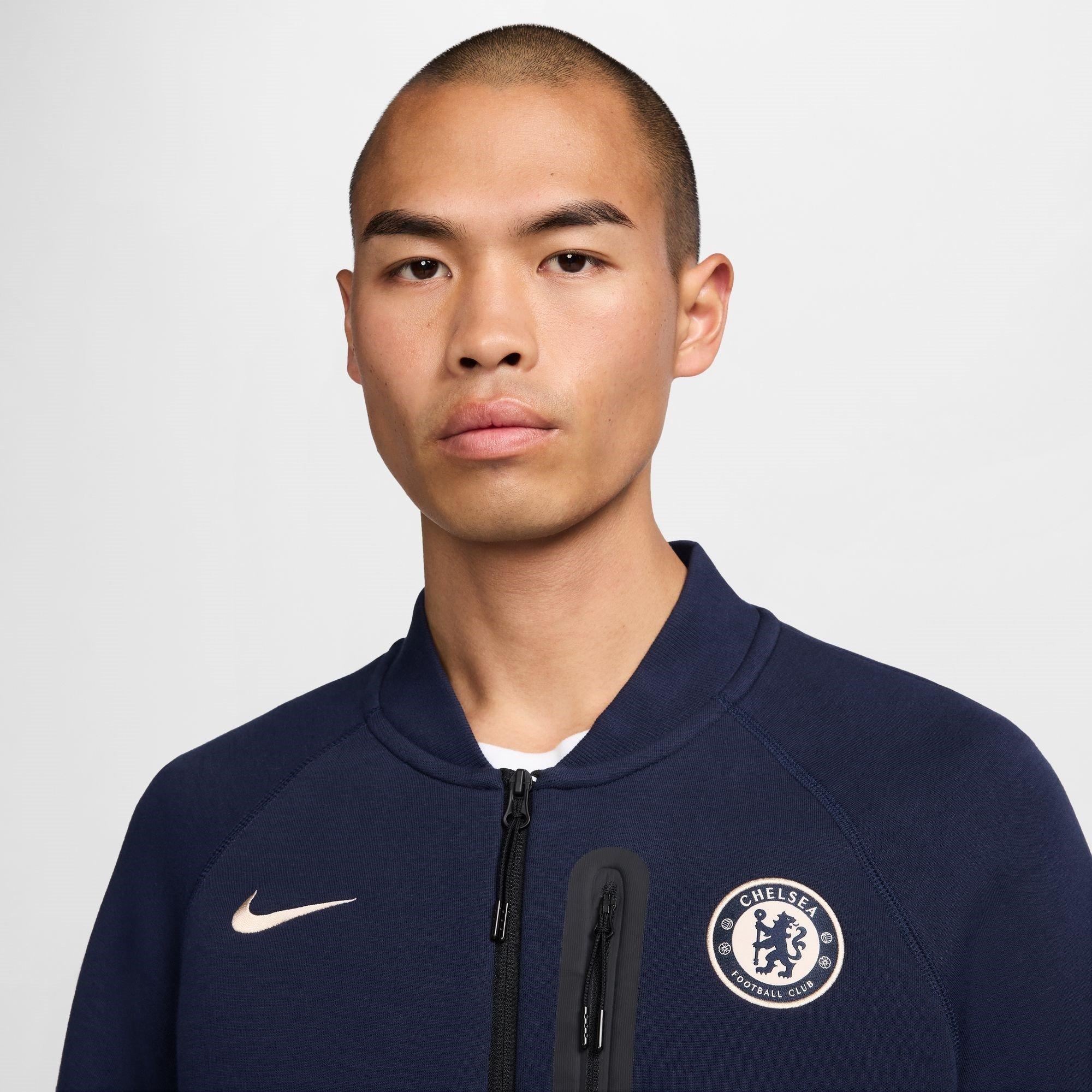 Blu navy - Nike - Chelsea NSW Tech Fleece Jacket Mens - 3