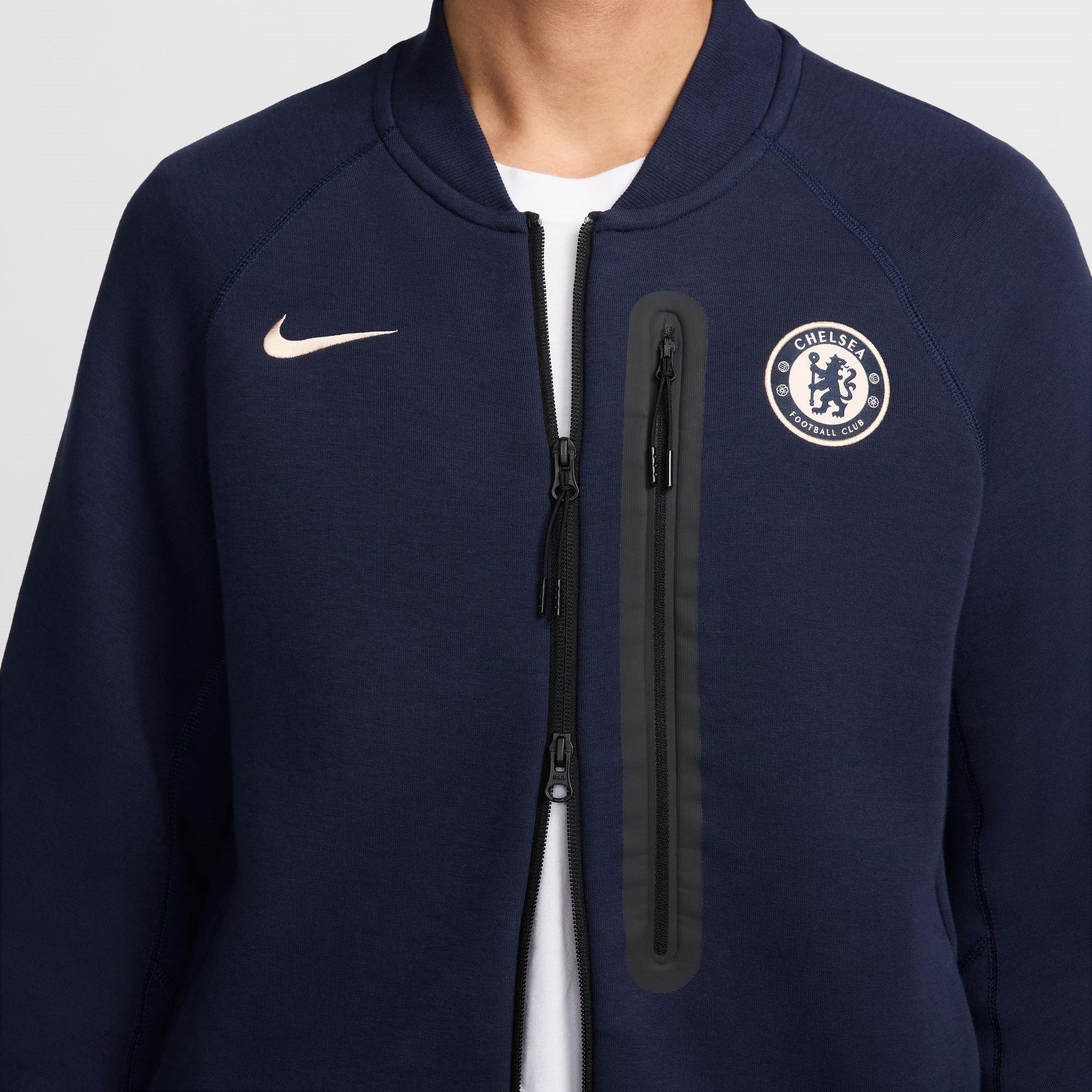 Blu navy - Nike - Chelsea NSW Tech Fleece Jacket Mens - 4