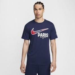 Nike Paris Saint Germain Swoosh T shirt Adults