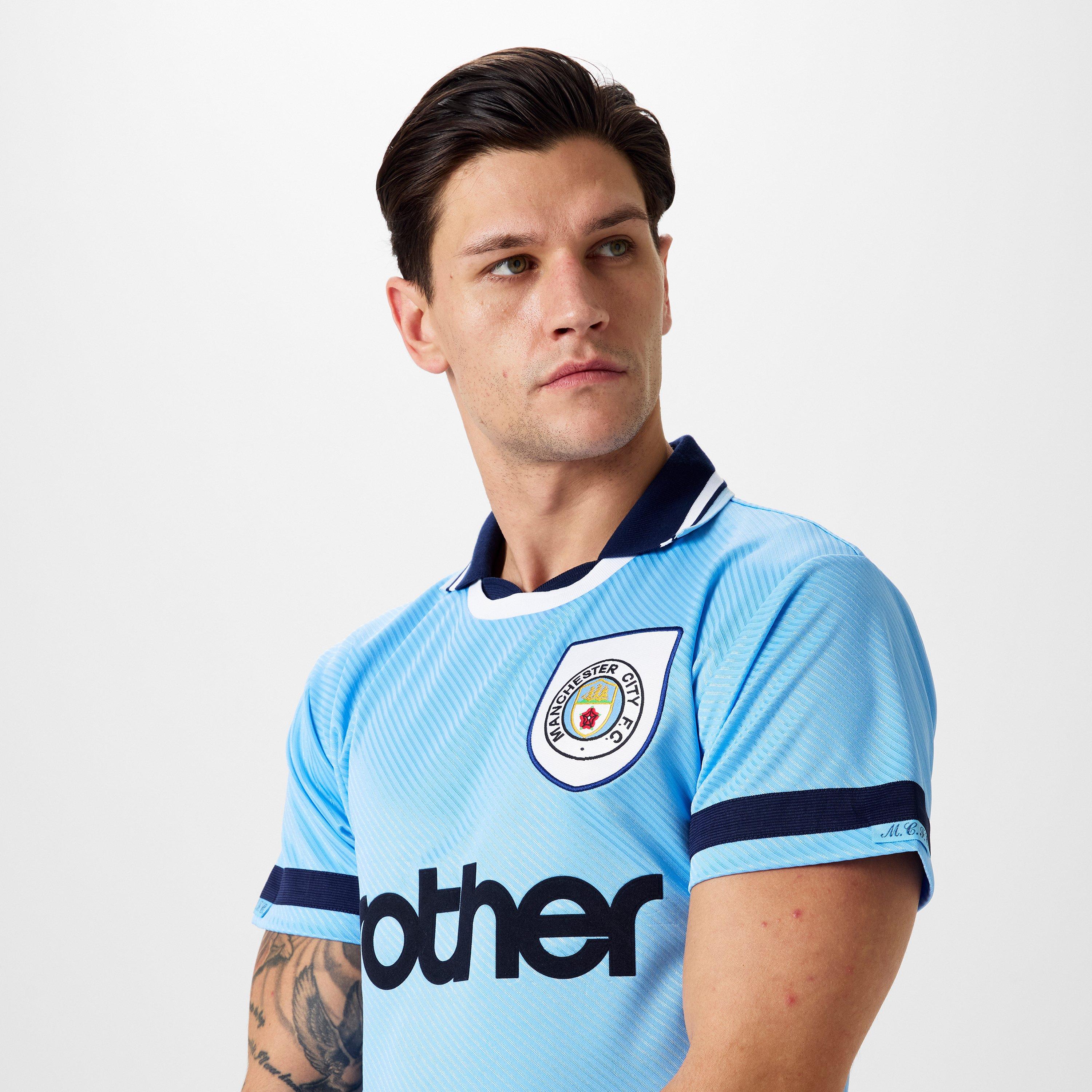 Blue/White - Score Draw - Manchester City Home Shirt 1994/95 - 3