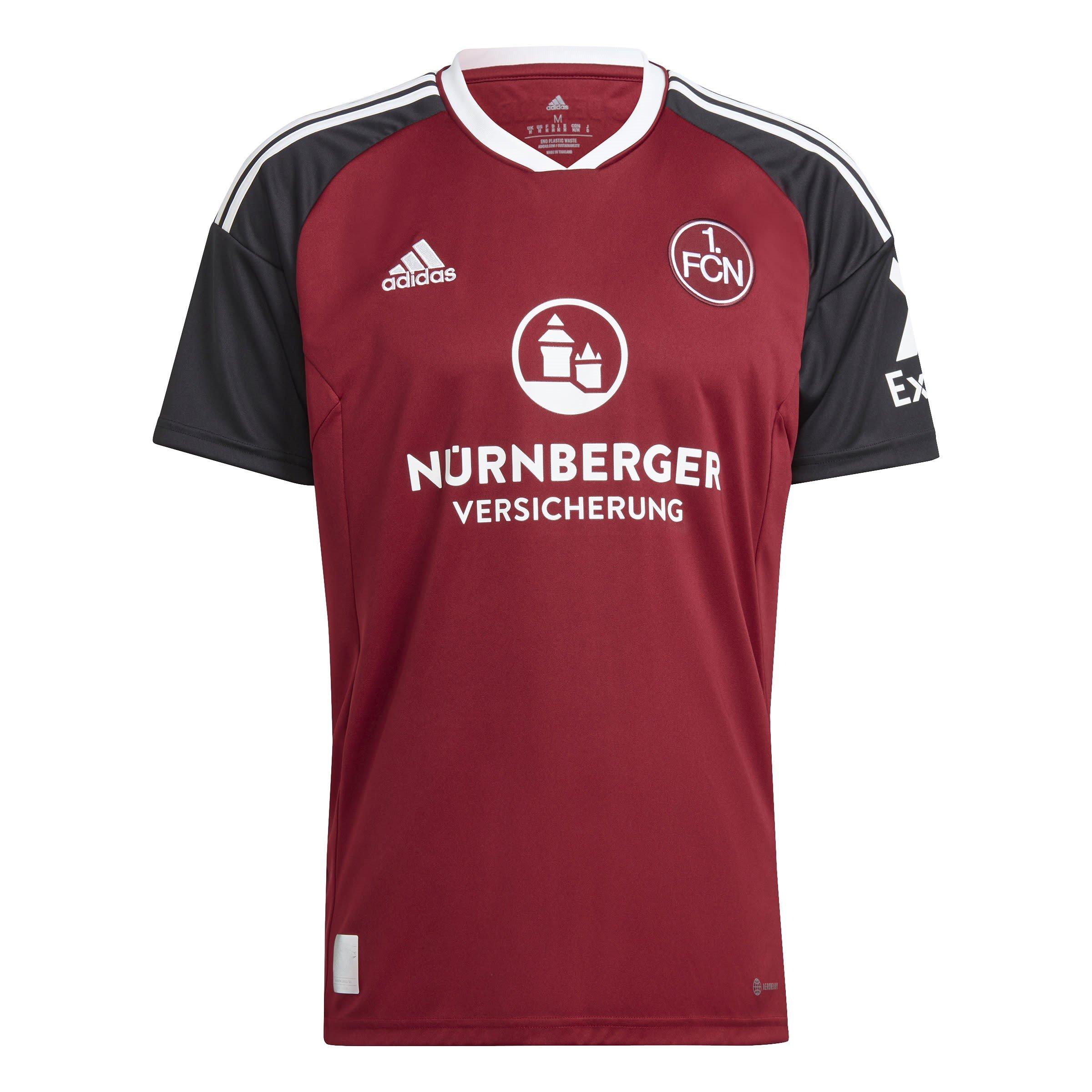 adidas 1.FC Nurnberg ニュルンベルク リンガーTシャツ adidas - adidas 1.FC Nurnberg ニュルンベルク リンガーTシャツ