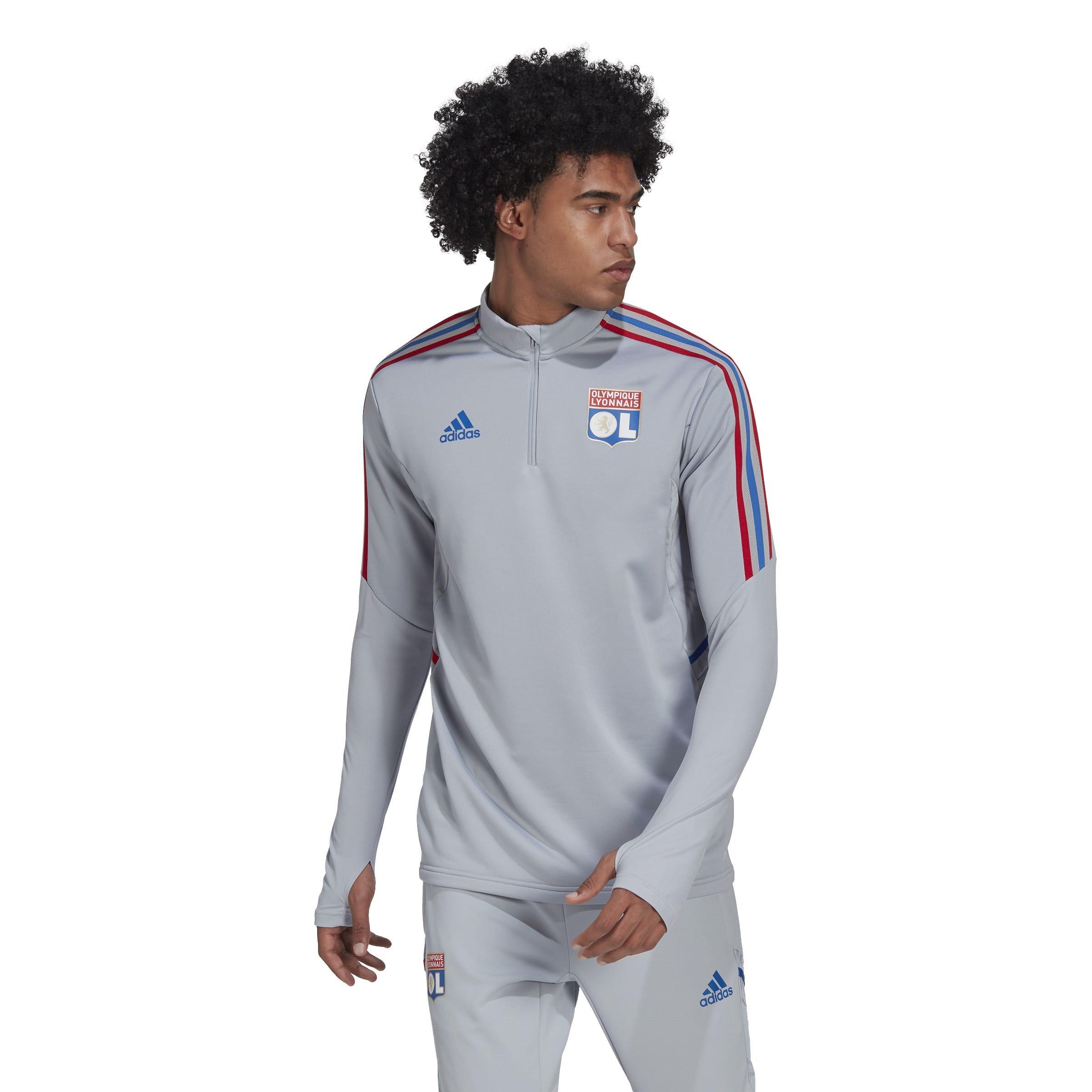 Argento Halo - adidas - Olympique Lyonnais Tiro 21 Training Top Adults - 3