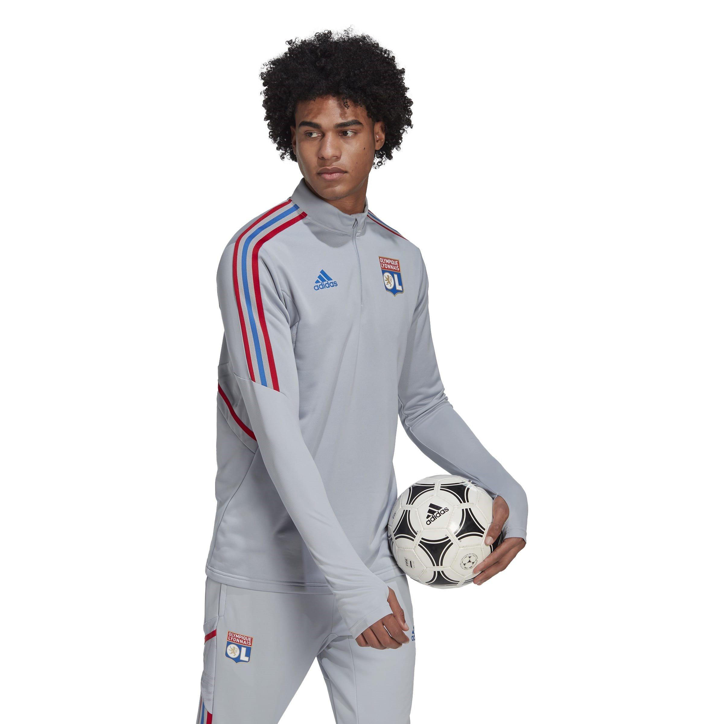 Argento Halo - adidas - Olympique Lyonnais Tiro 21 Training Top Adults - 5