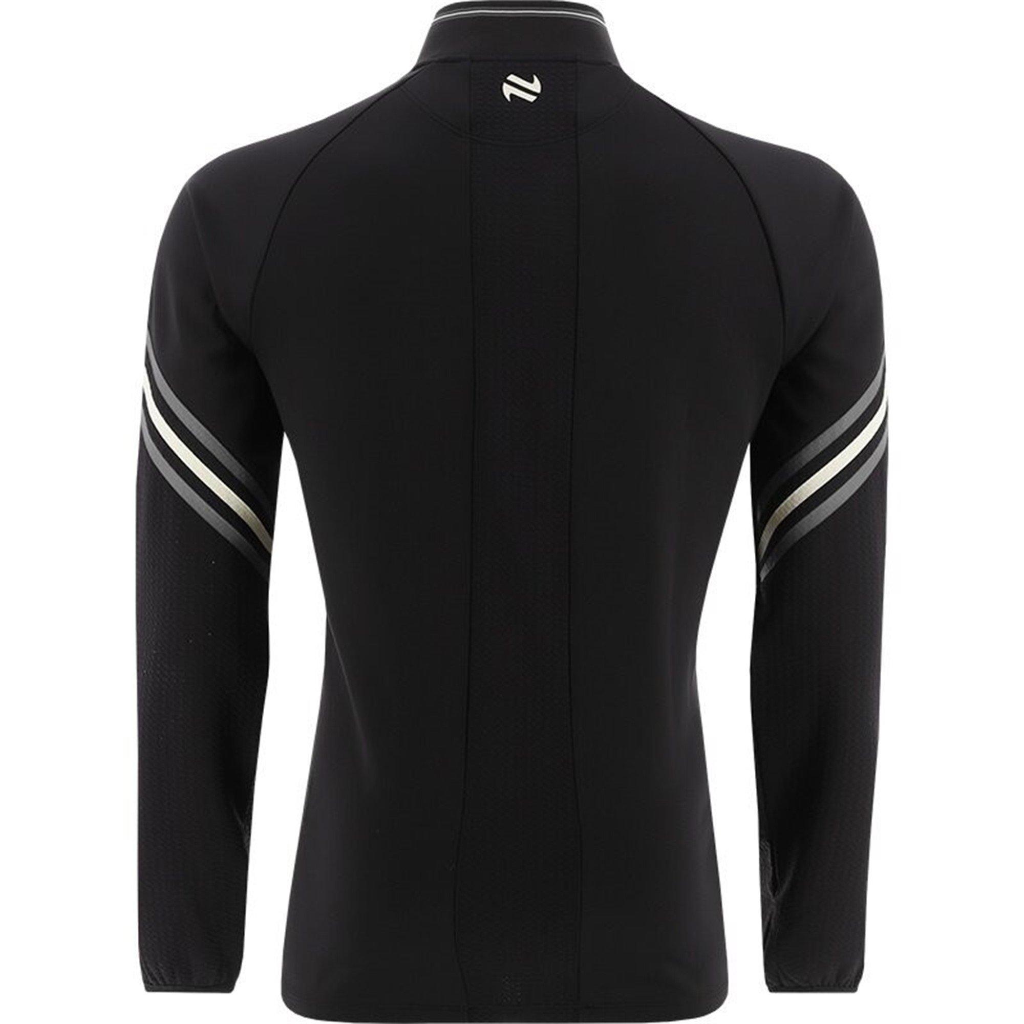 Blk/Alloy/Sand - ONeills - Kilkenny Weston Half Zip Hybrid Top Junior - 2