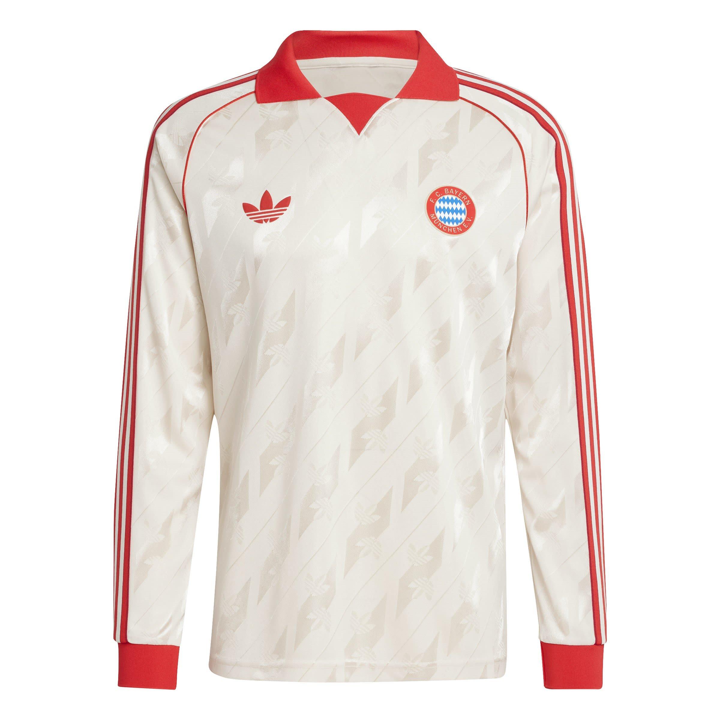 adidas adidas Bayern Munich Originals Long Sleeve Shirt Adults Magliette a maniche corte con licenza Sports Direct