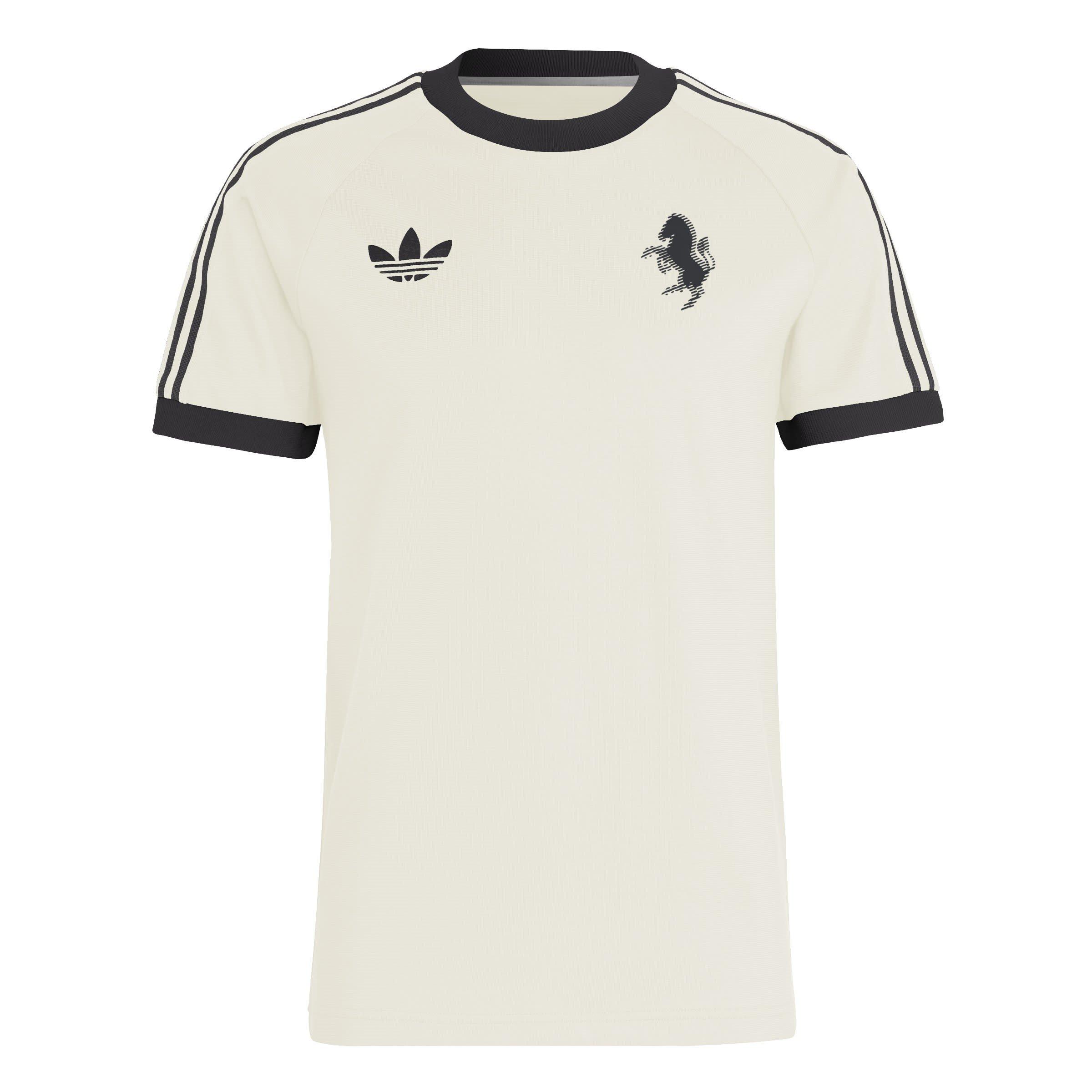 Wonder White - adidas - Juventus Originals 3-Stripe T-shirt Adults - 1