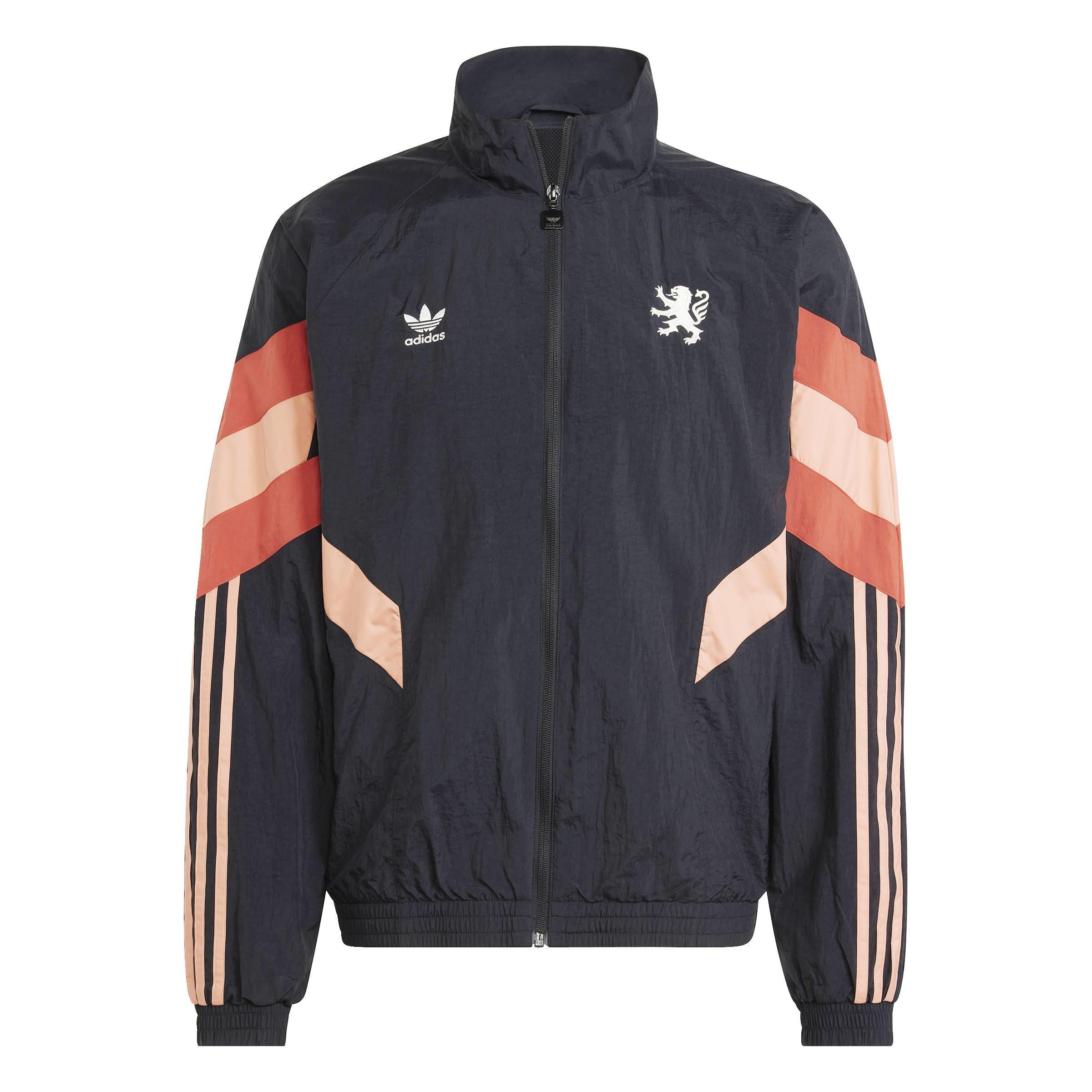 adidas Olympique Lyonnais Originals Tracksuit Top Adults Lizenzierte Trainingsjacken Sports Direct