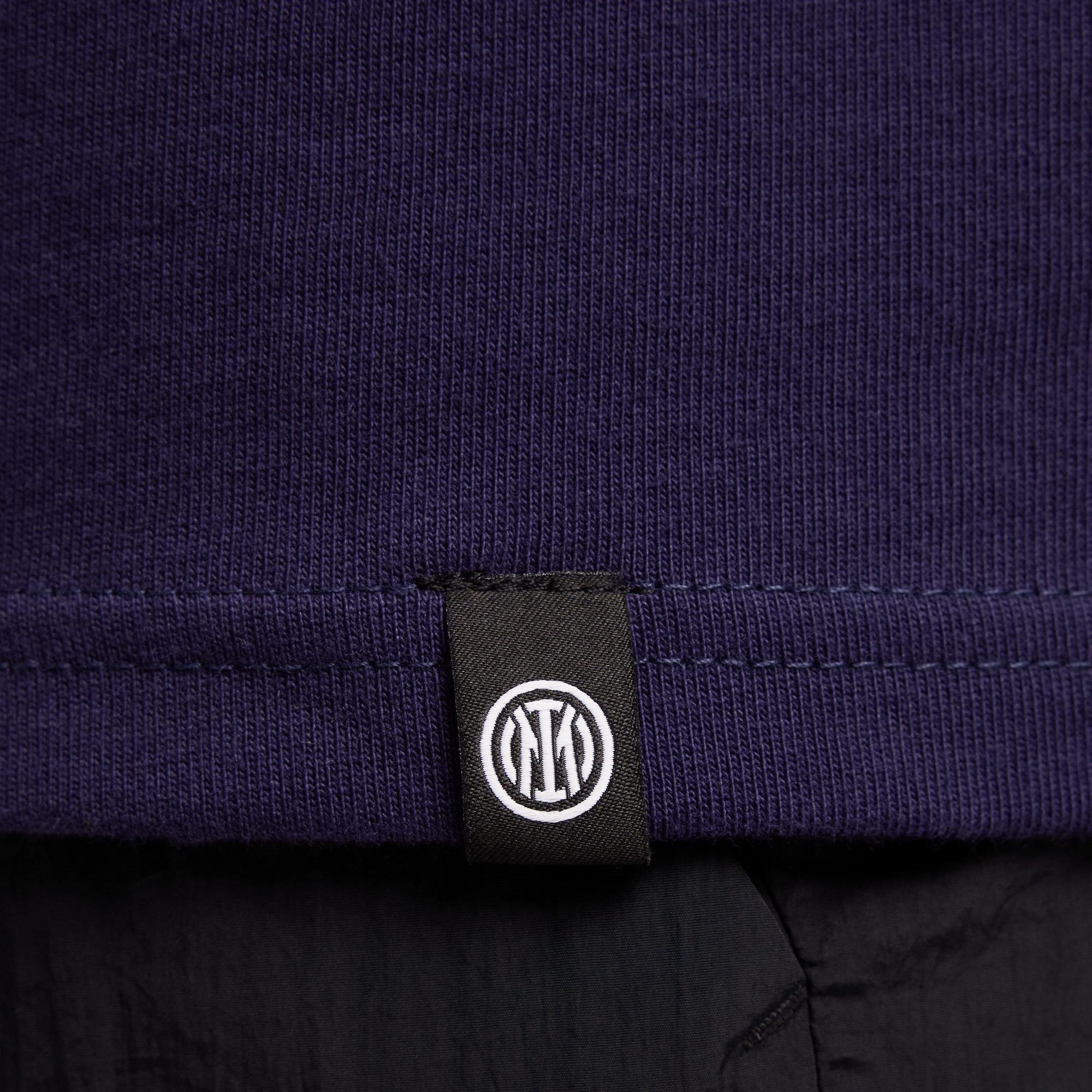 Schwarzblau verfärbt - Nike - Inter Milan Premium Jocktag Football T-Shirt Mens - 5