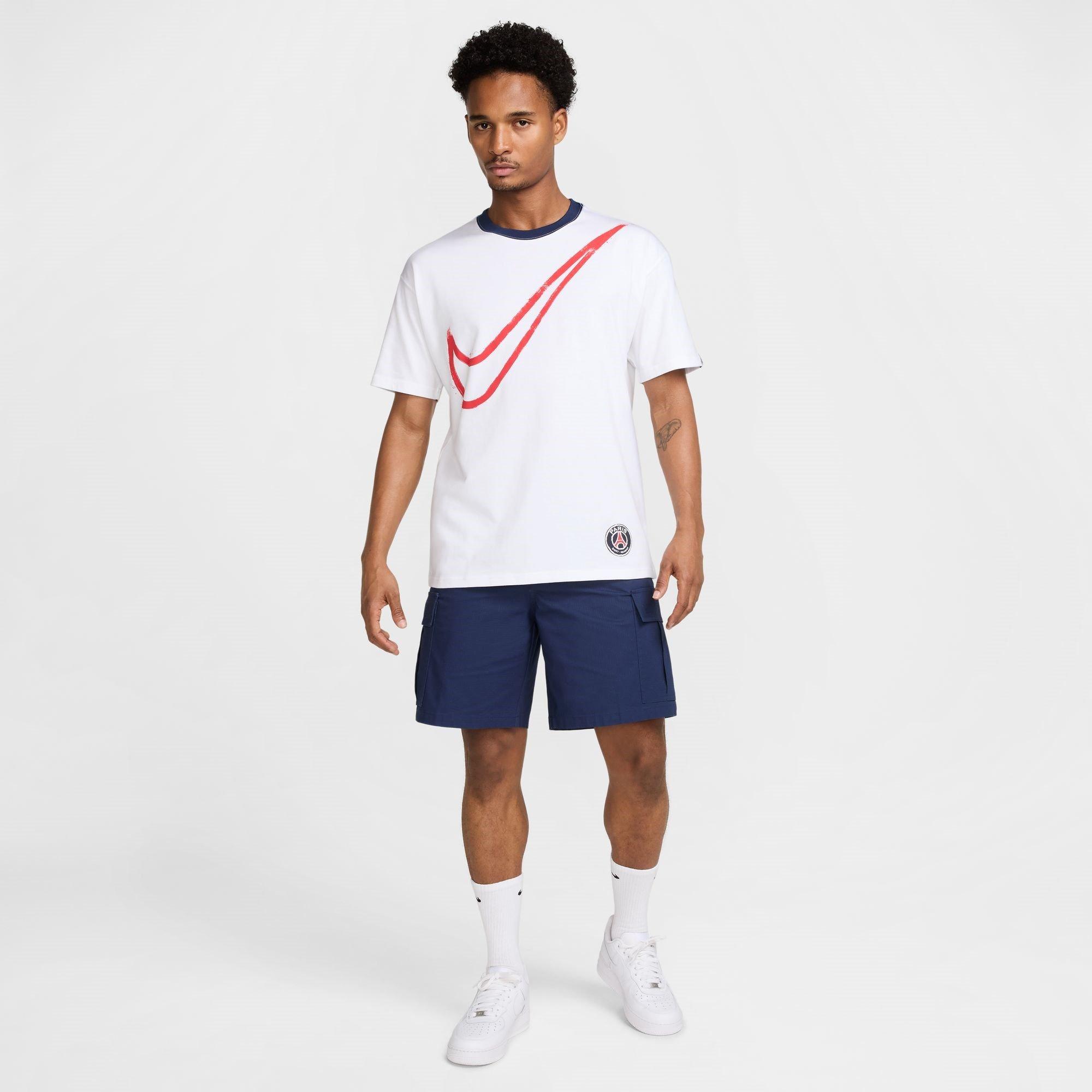 Wit - Nike - Paris Saint-Germain Swoosh T-Shirt Adults - 7