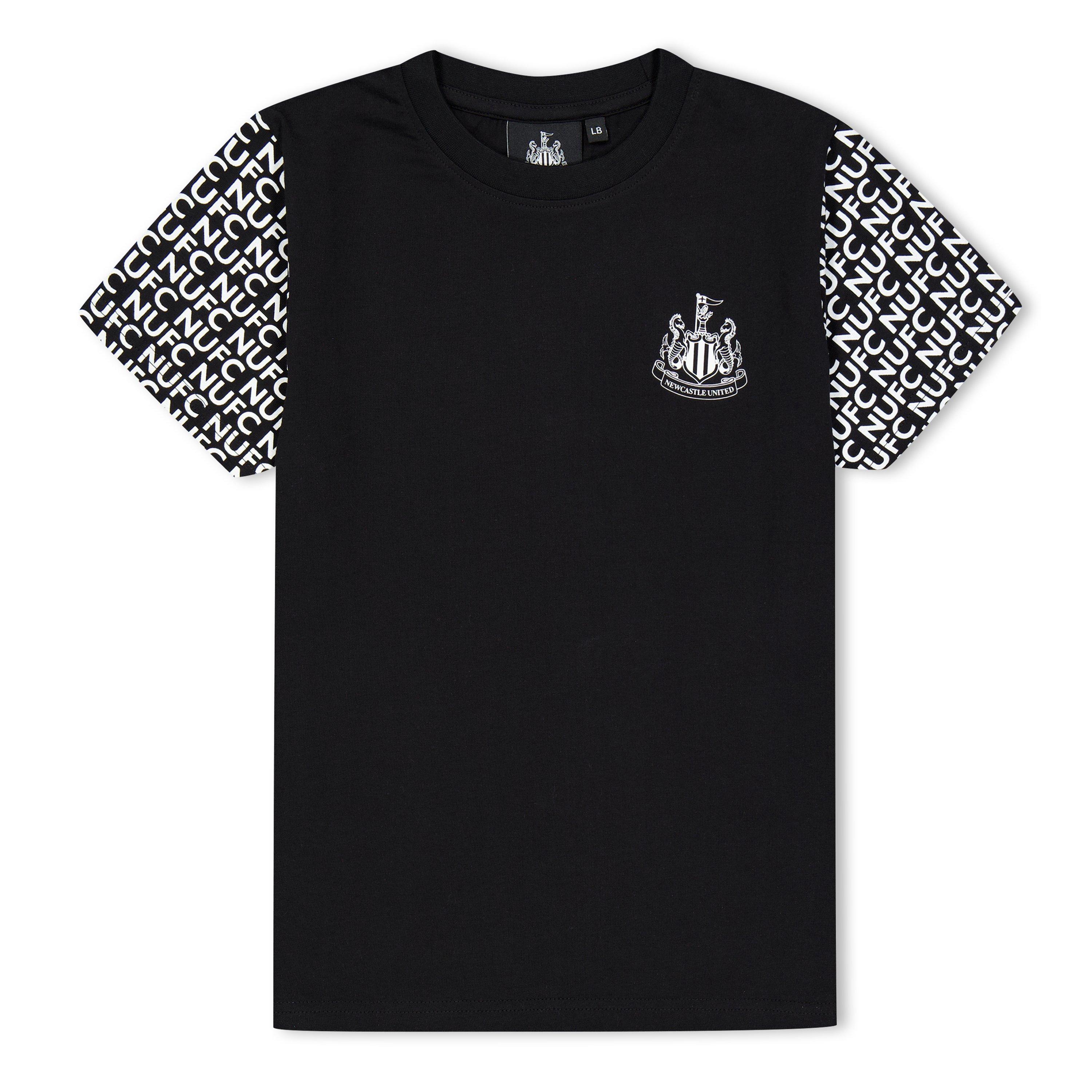 Schwarz - Source Lab - Slab Newcastle United Graphic T-shirt Juniors - 1
