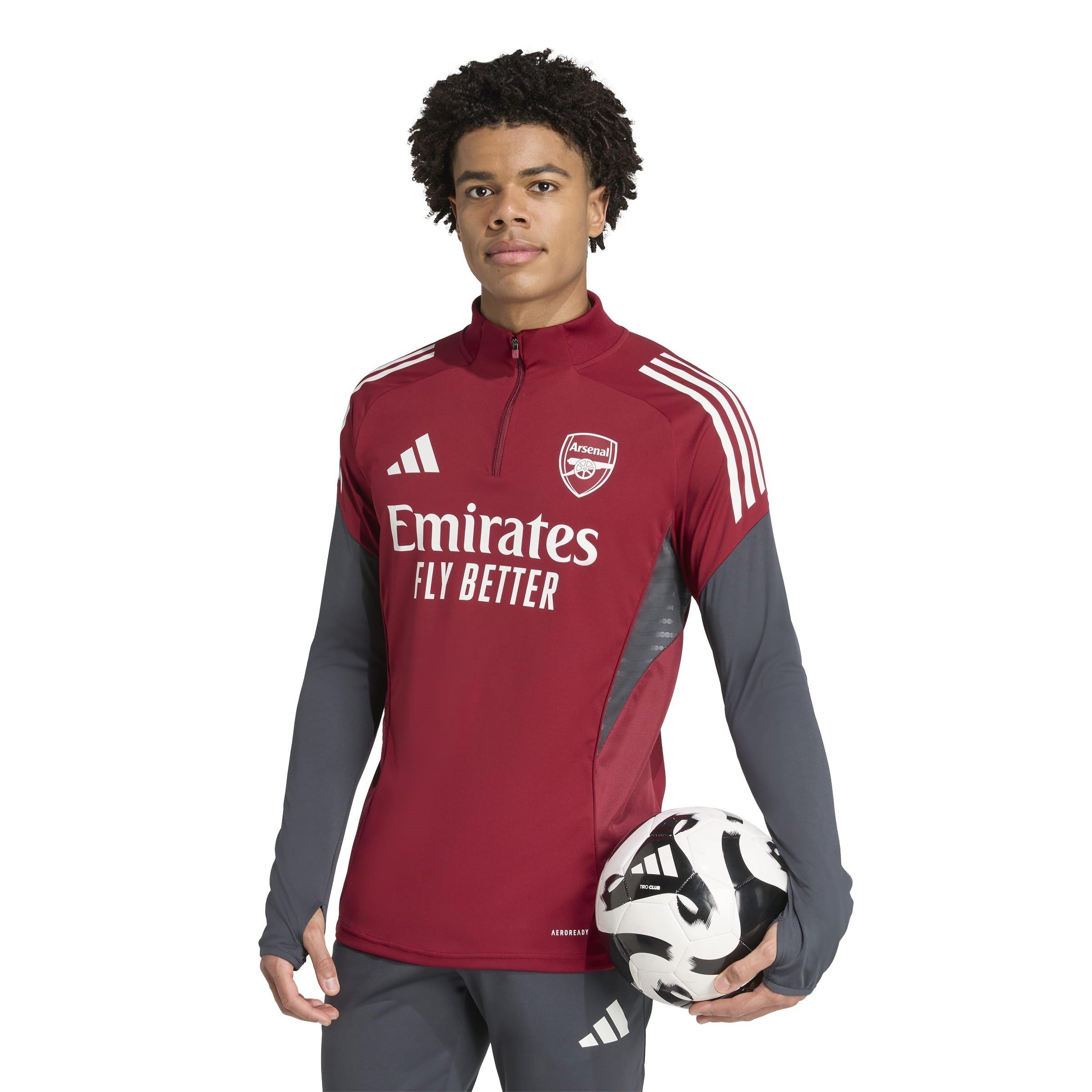 Crvena - adidas - Arsenal Tiro 25 Competition Tracksuit Top Mens - 2