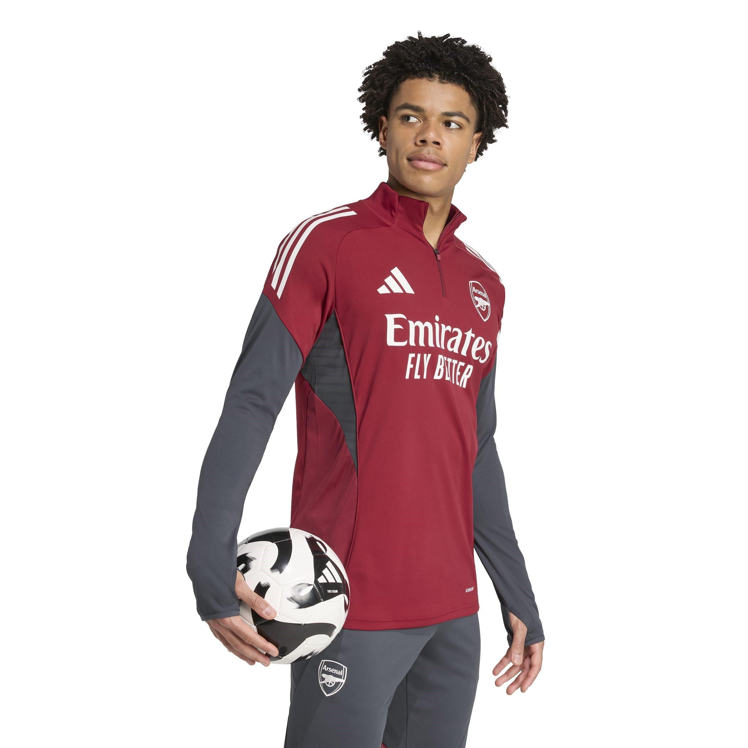 Crvena - adidas - Arsenal Tiro 25 Competition Tracksuit Top Mens - 4