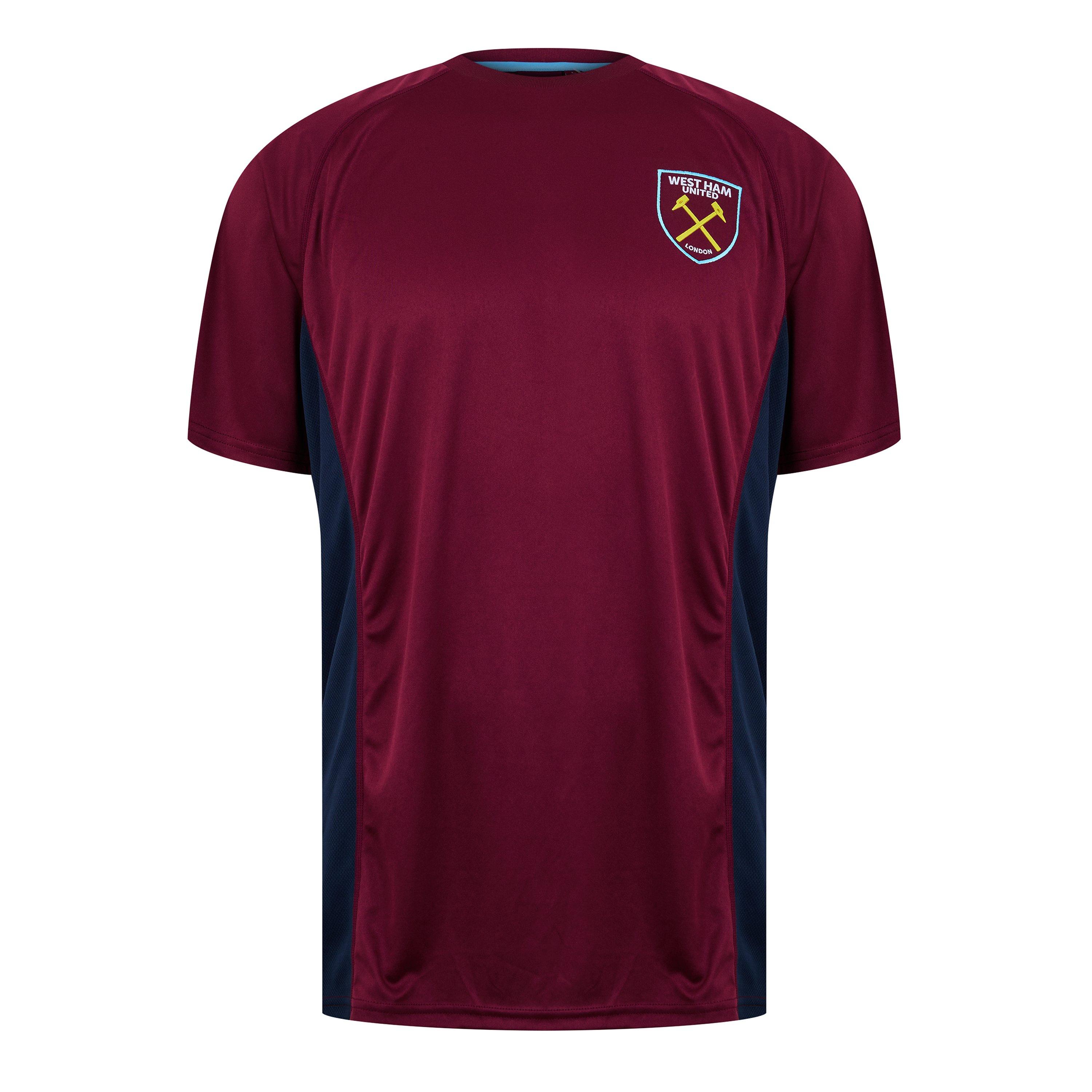 Claret/Blue - Source Lab - SLab West Ham United Poly T-Shirt Adults - 1