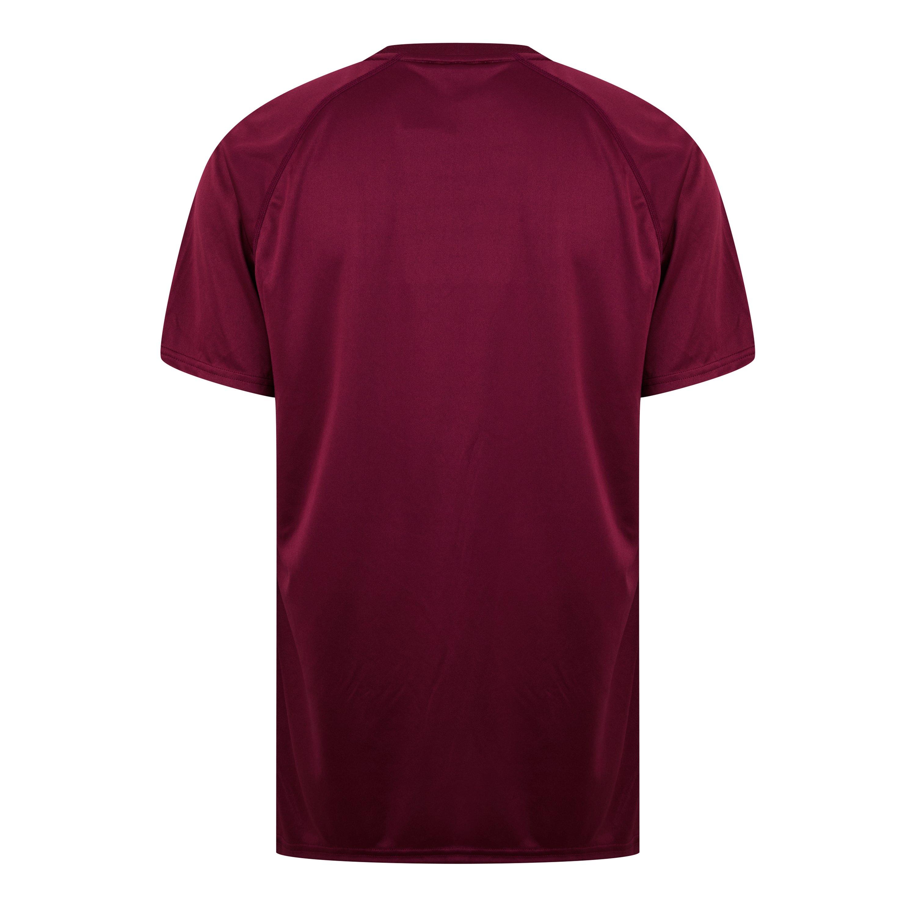 Claret/Blue - Source Lab - West Ham United Poly T-Shirt Adults - 3
