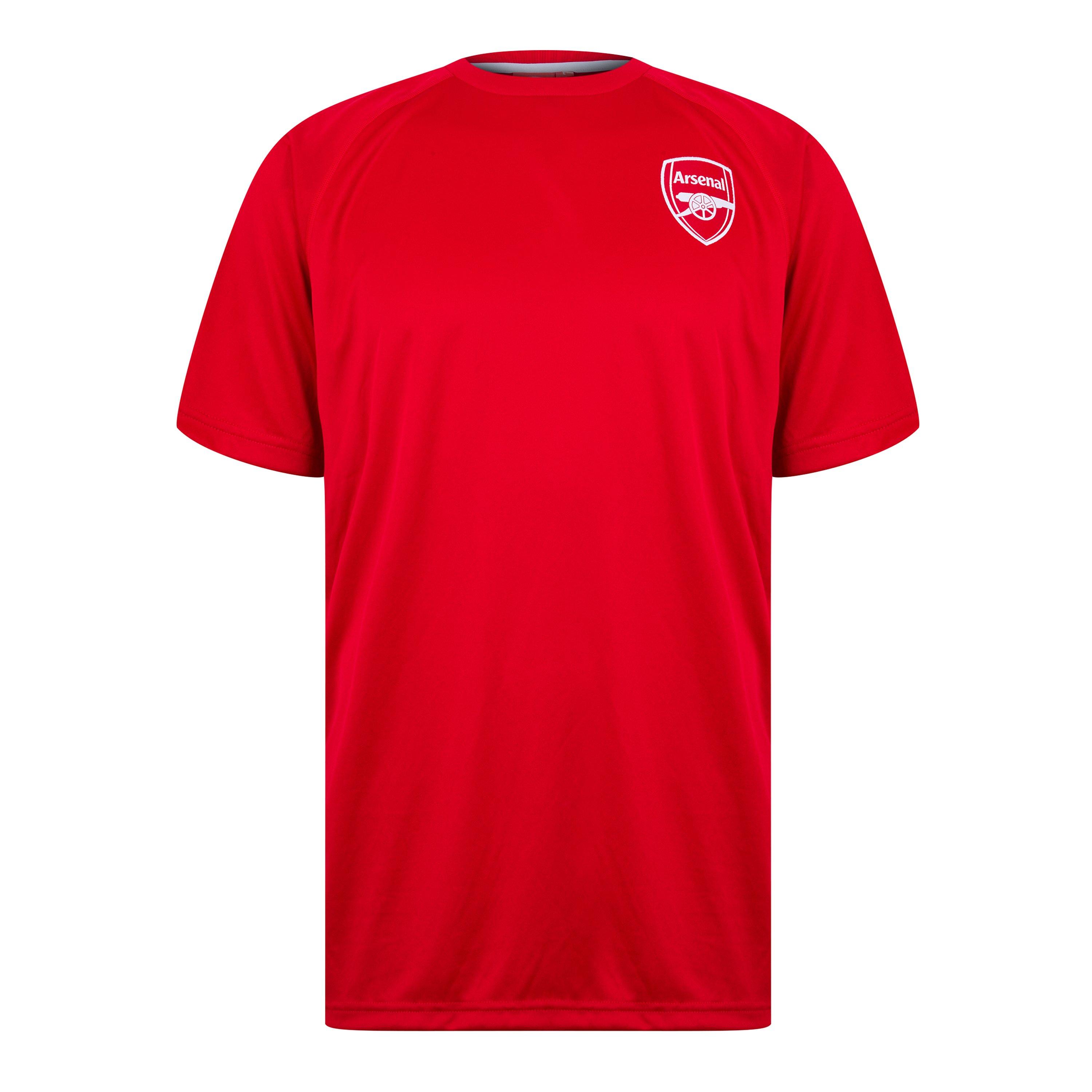 Source Lab Men's Sourcelab Arsenal Football Licensed Short-Sleeve T-Shirt - Red - Large