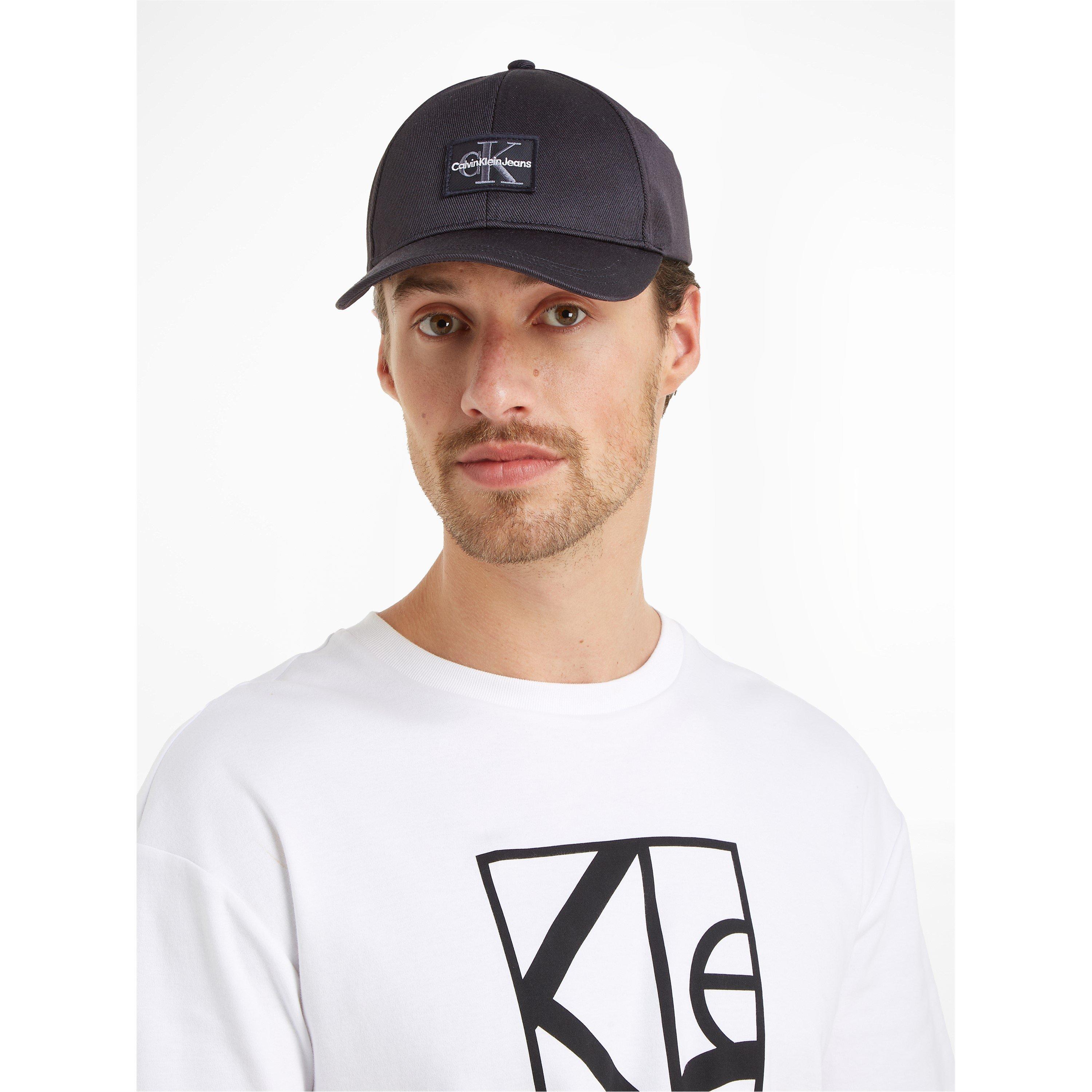 Zwart - Calvin Klein Jeans - Men's Mono Logo Patch Baseball Caps - 2