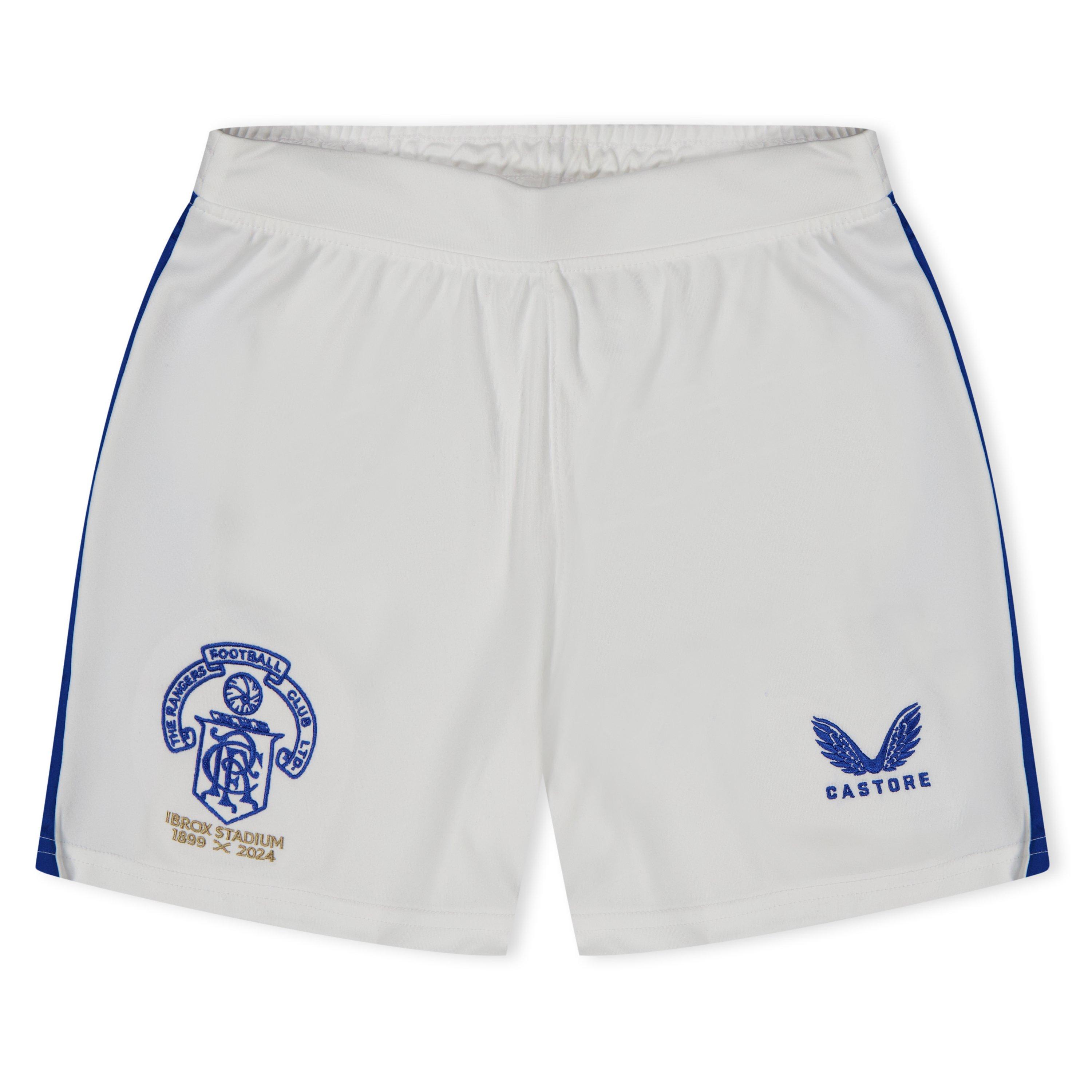 Schitterend Wit - Castore - Kids' Rangers Heritage Replica Football Shorts - 1