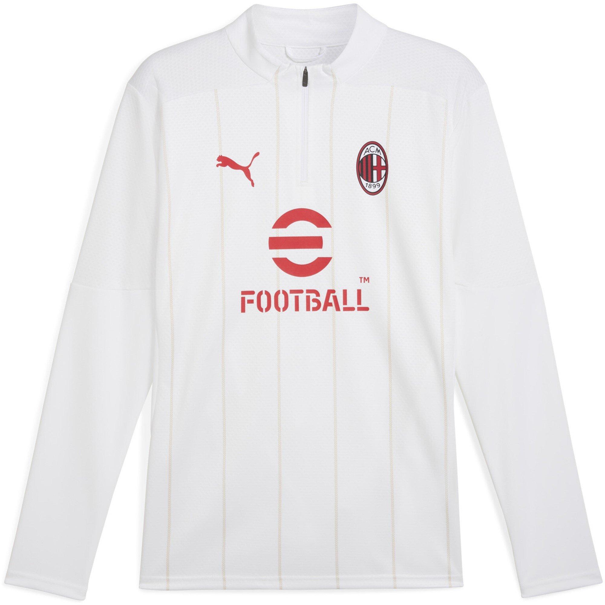 White Putty - Puma - AC Milan Prematch Quarter Zip Top Adults - 1