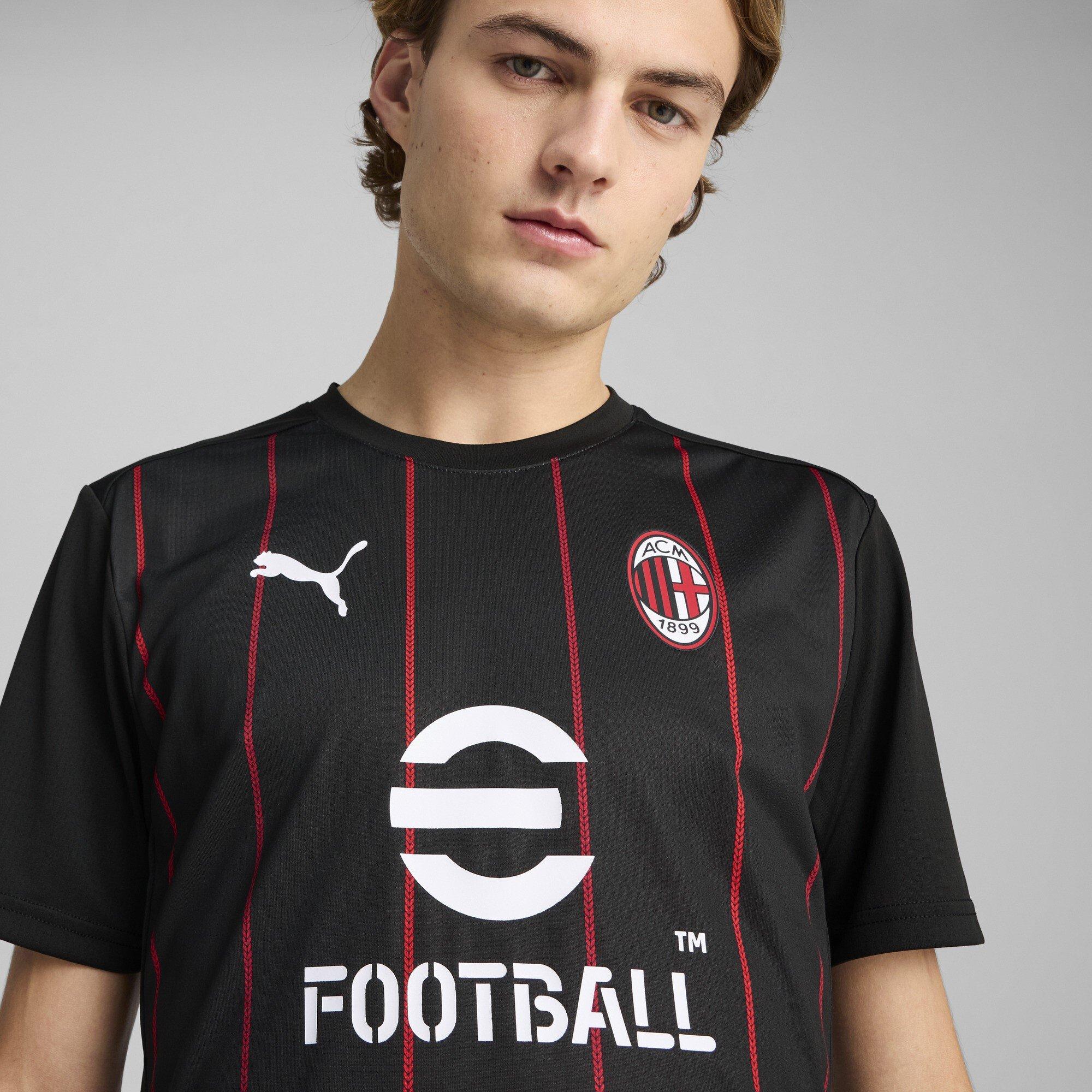 Black/Red - Puma - AC Milan Prematch Shirt Adults - 7