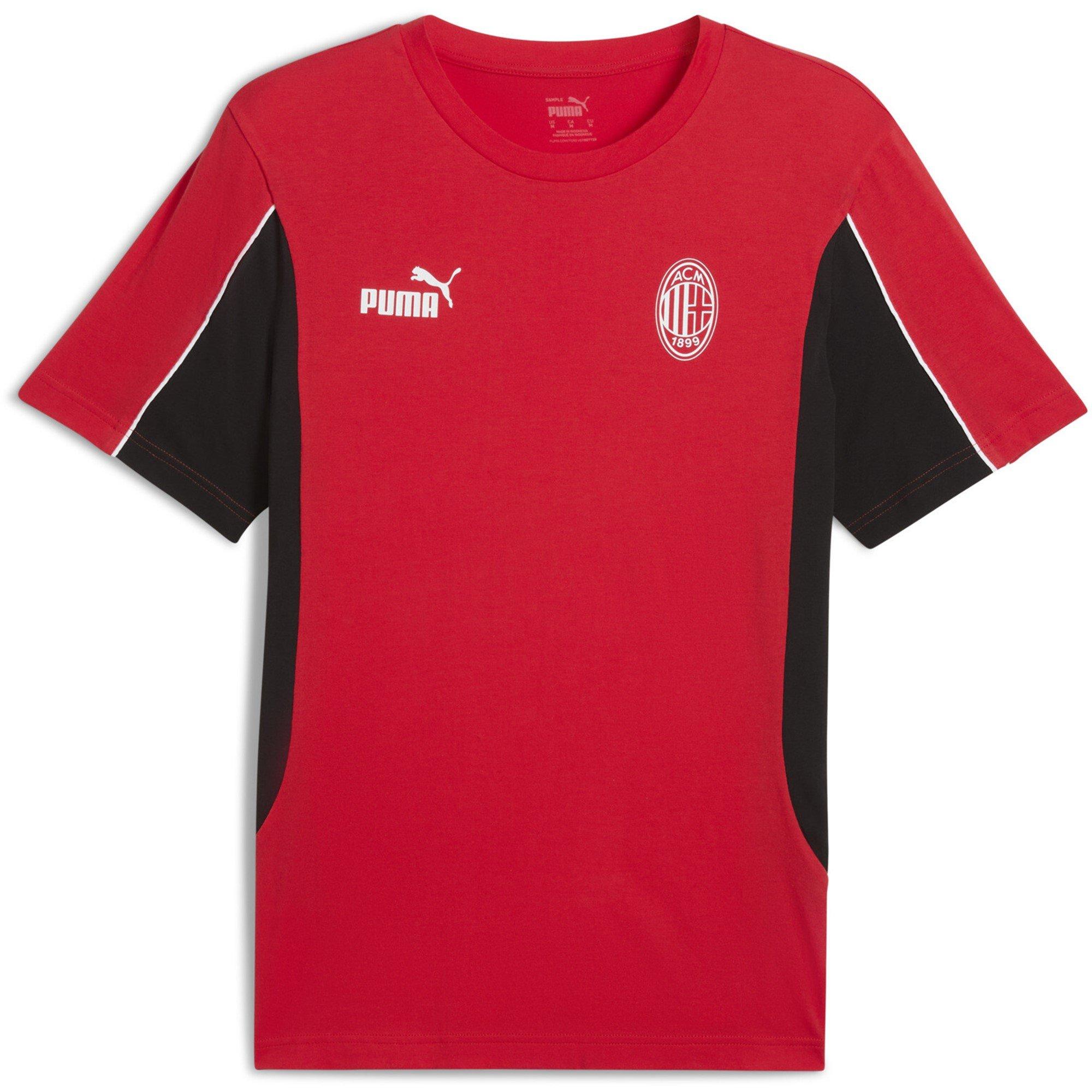 Puma Men's Ac Milan Ftblarchive T-Shirt Adults - Red/Black - L
