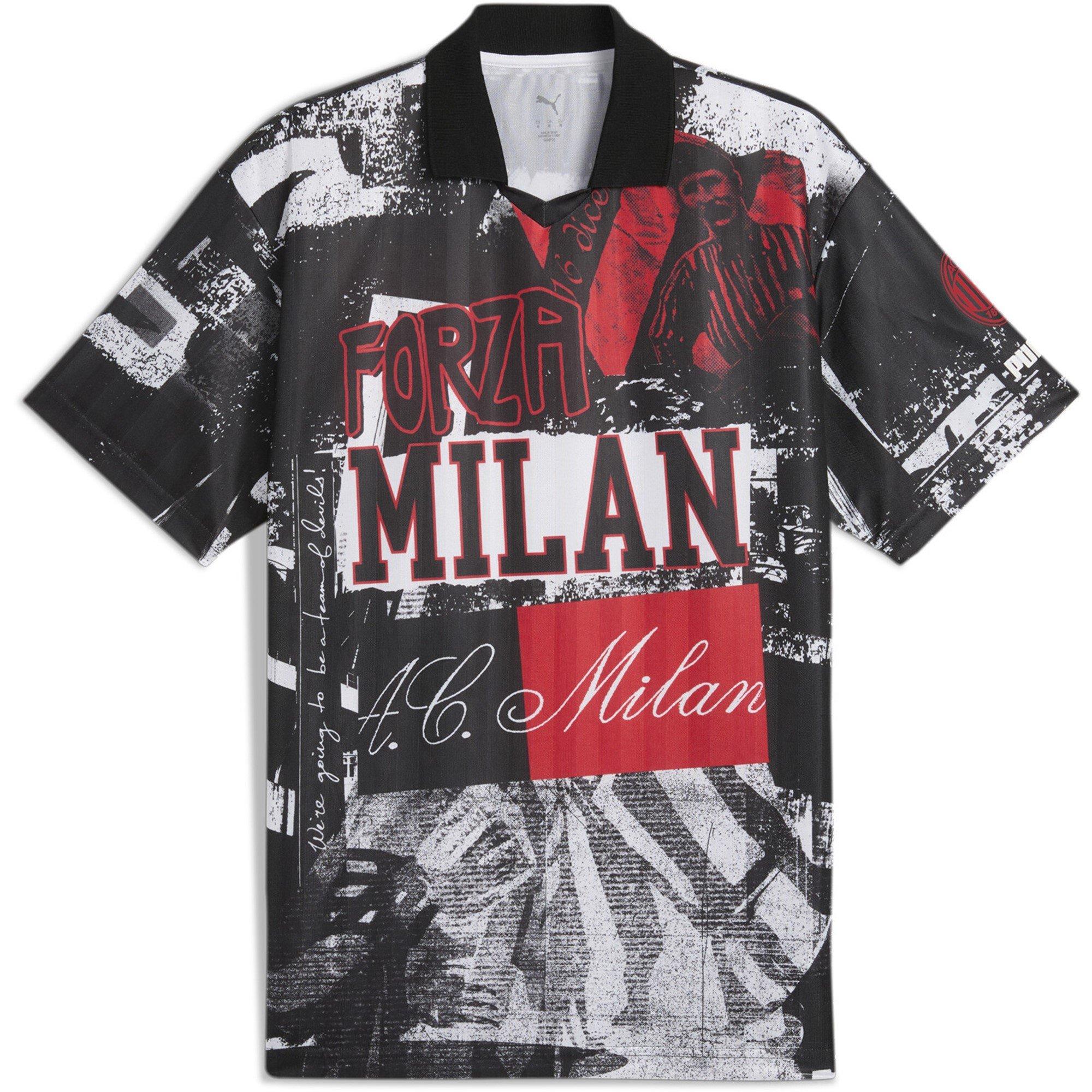 Maglietta AC Milan Urban Collection - T-Shirt A Righe Unisex Per Uomo E Donna - Foto 5