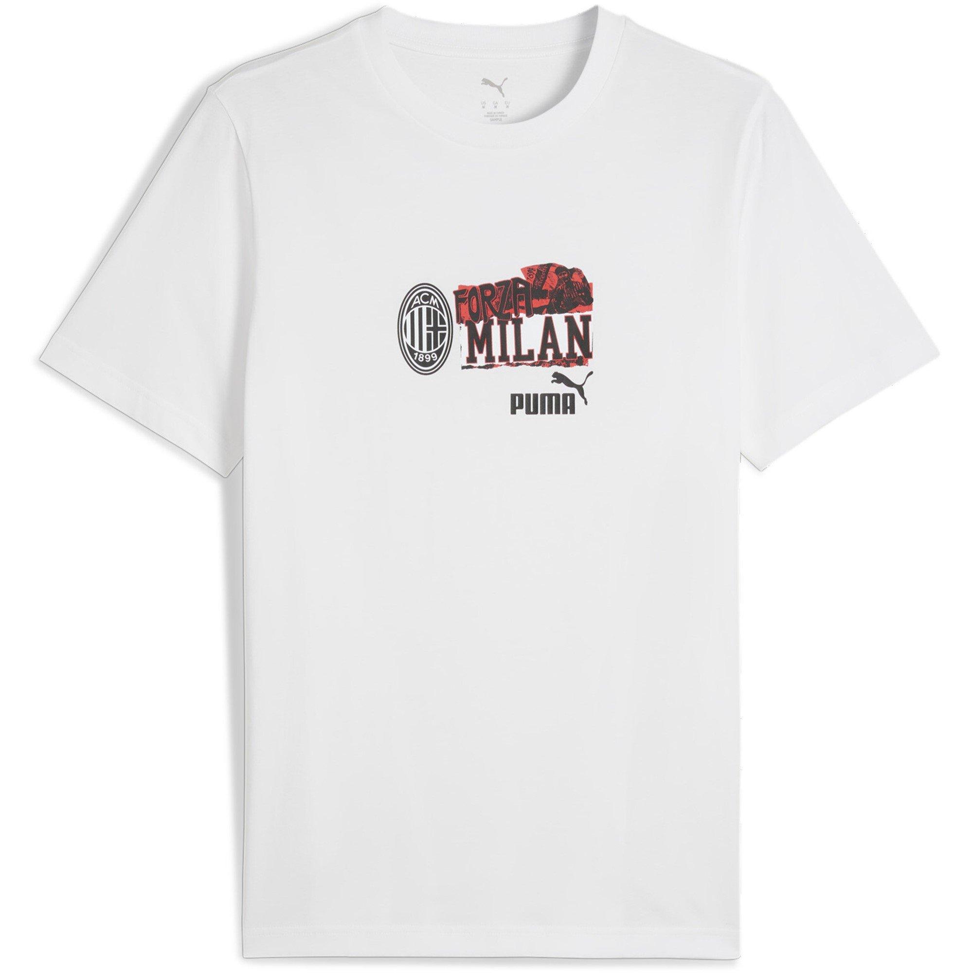 White/Black - Puma - AC Milan Ftblnrgy T-Shirt Mens - 1