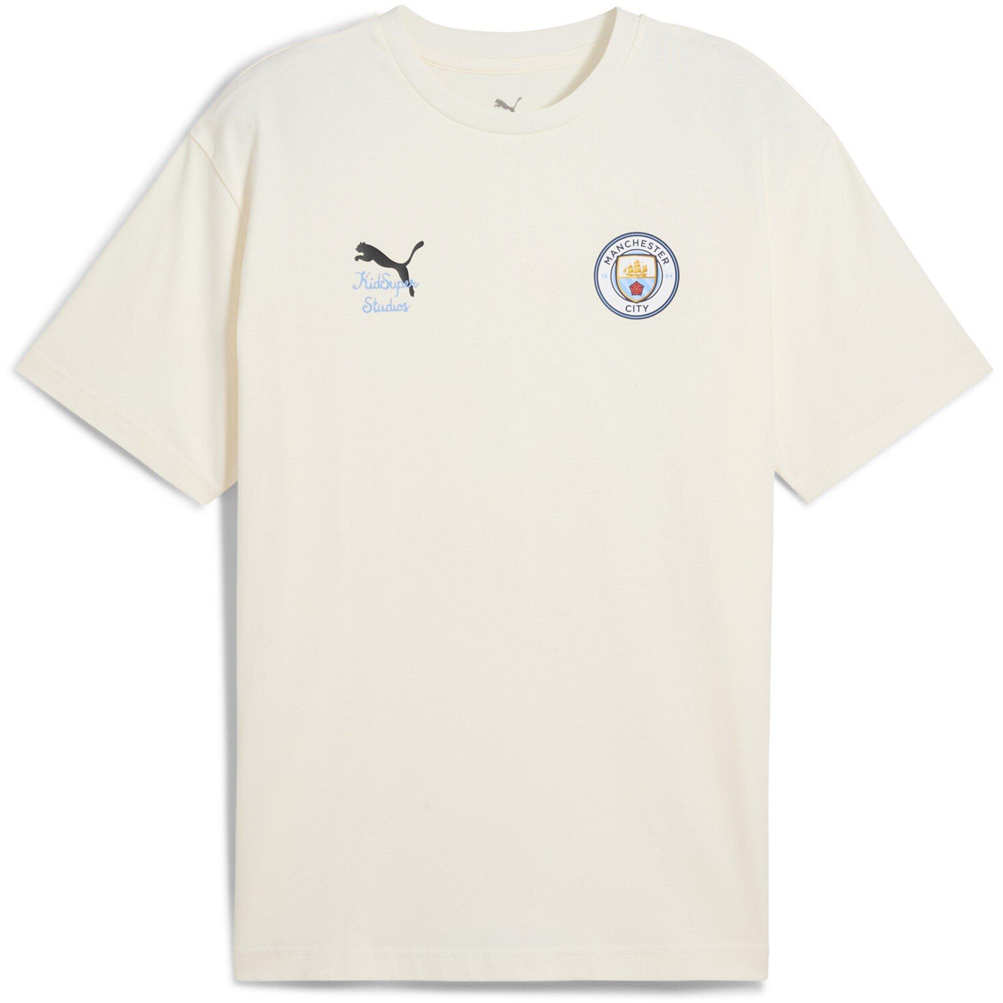 Warm White - Puma - x KidsSuper Manchester T-Shirt 2025 2026 Adults - 1
