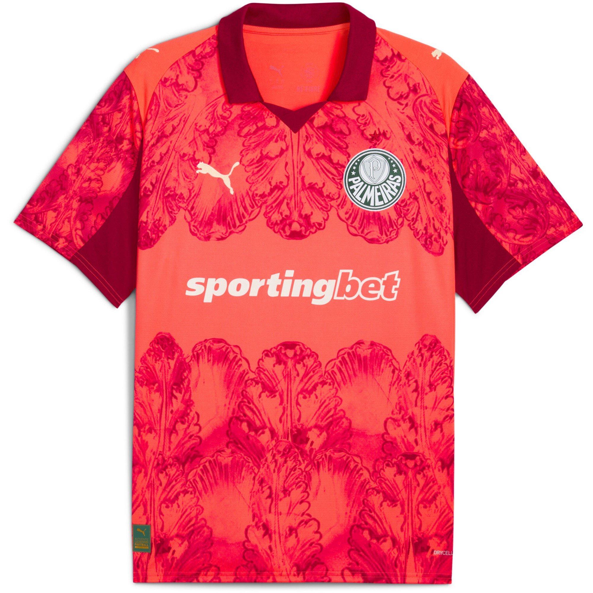 Glowing Red - Puma - x KidsSuper Palmeiras Goalkeeper Shirt 2025 2026 Adults - 1