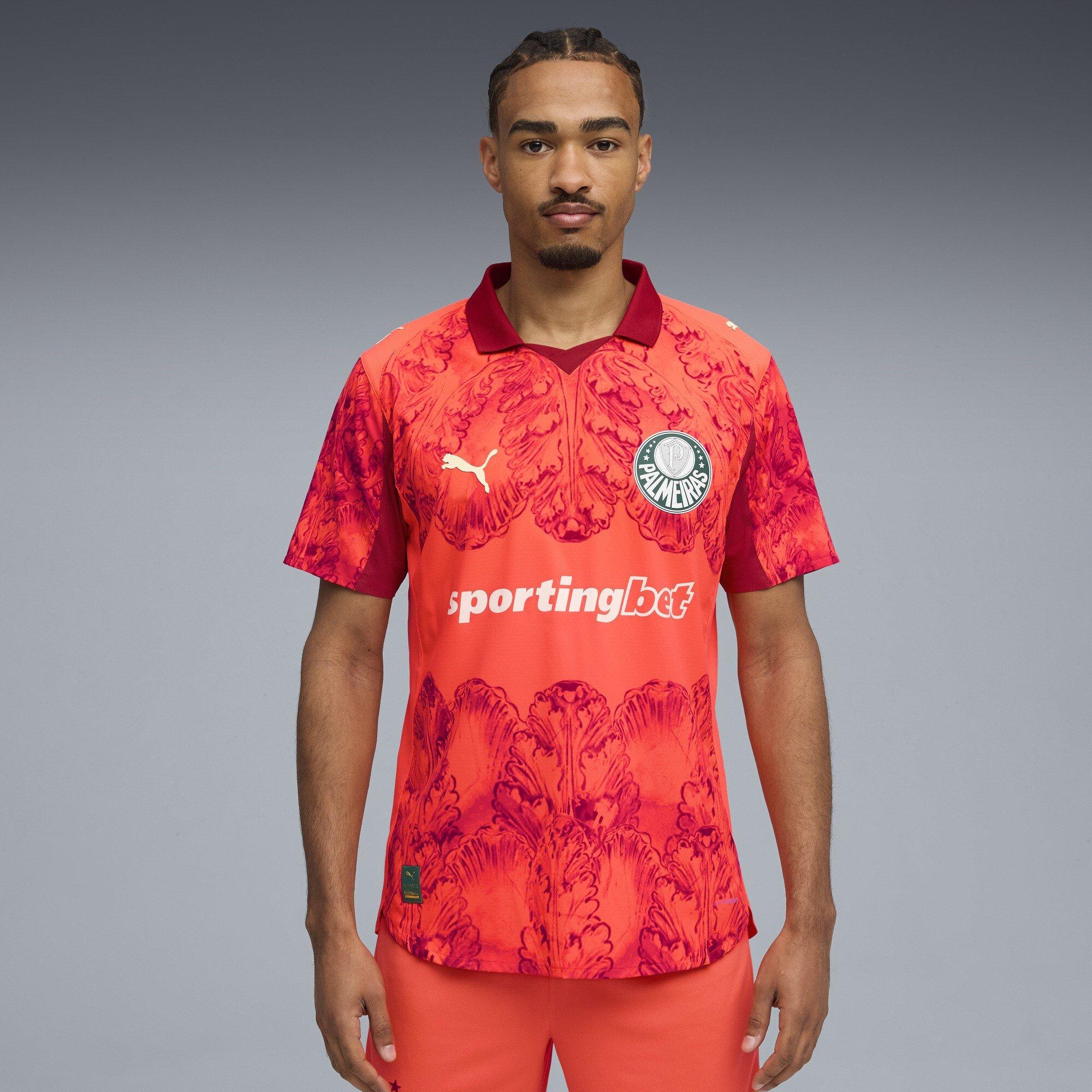 Glowing Red - Puma - x KidsSuper Palmeiras Authentic Goalkeeper Shirt 2025 2026 Adults - 3
