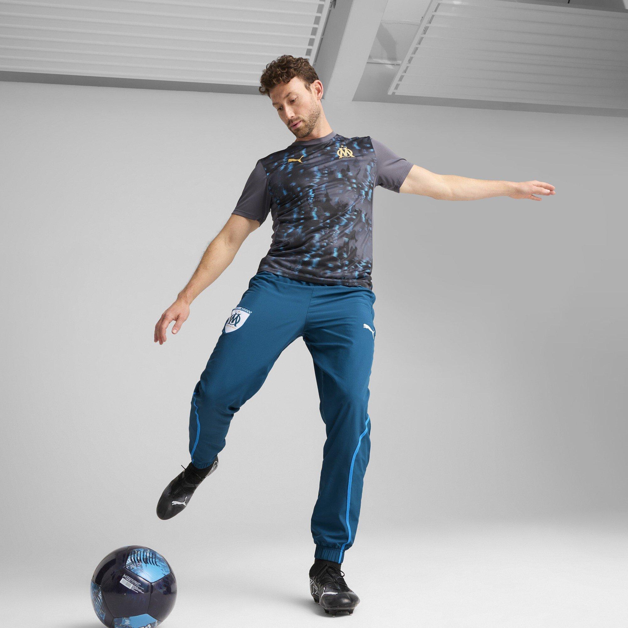 Grey/Gold - Puma - Olympique de Marseille Pre Match Shirt Adults - 7