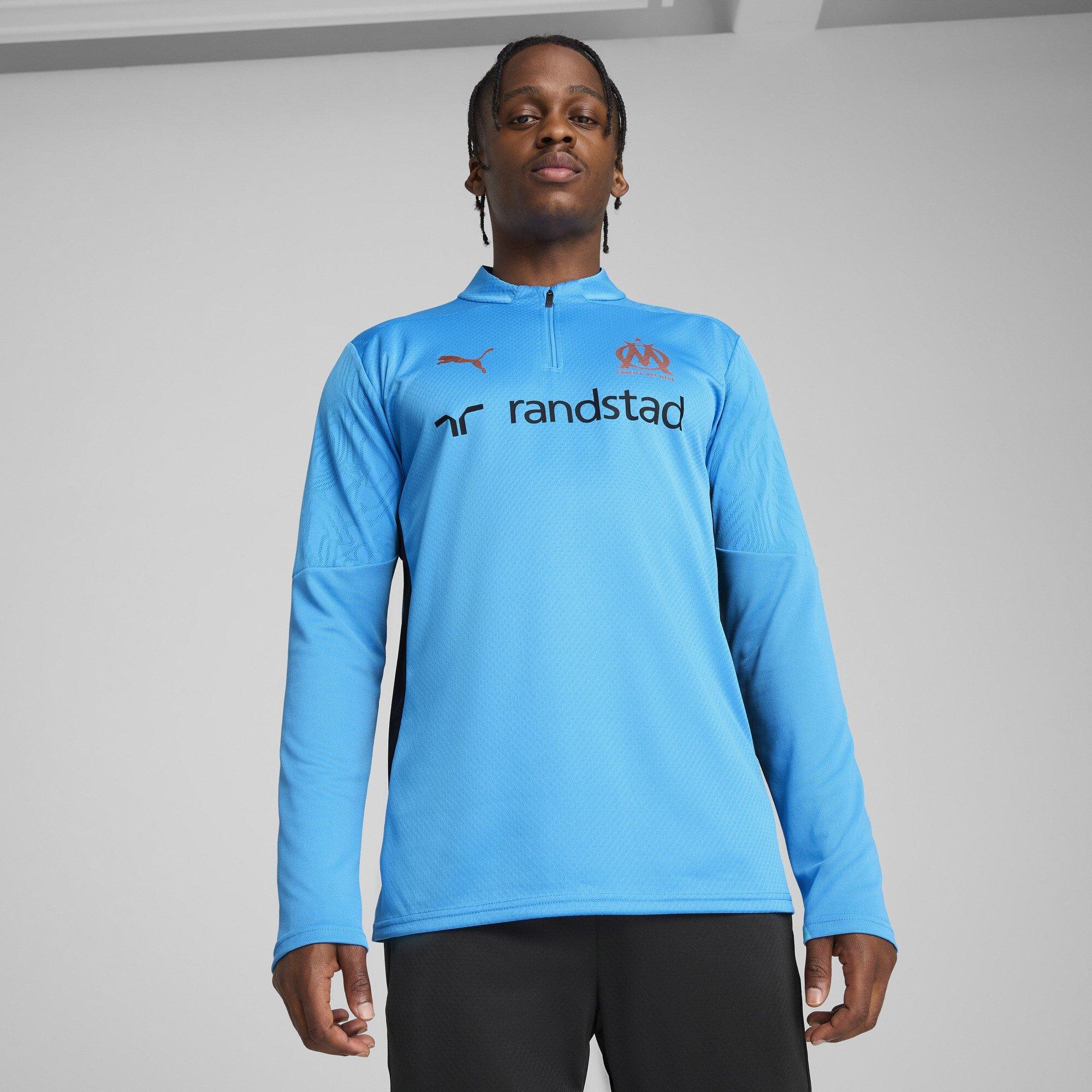 Blauw/Koper - Puma - Olympique de Marseille Training quarter Zip Top 2024 2025 Adults - 2