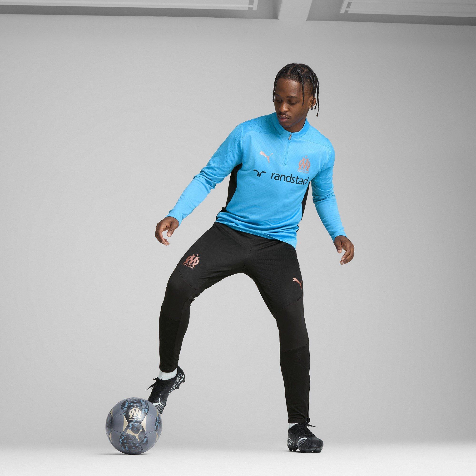 Blauw/Koper - Puma - Olympique de Marseille Training quarter Zip Top 2024 2025 Adults - 4