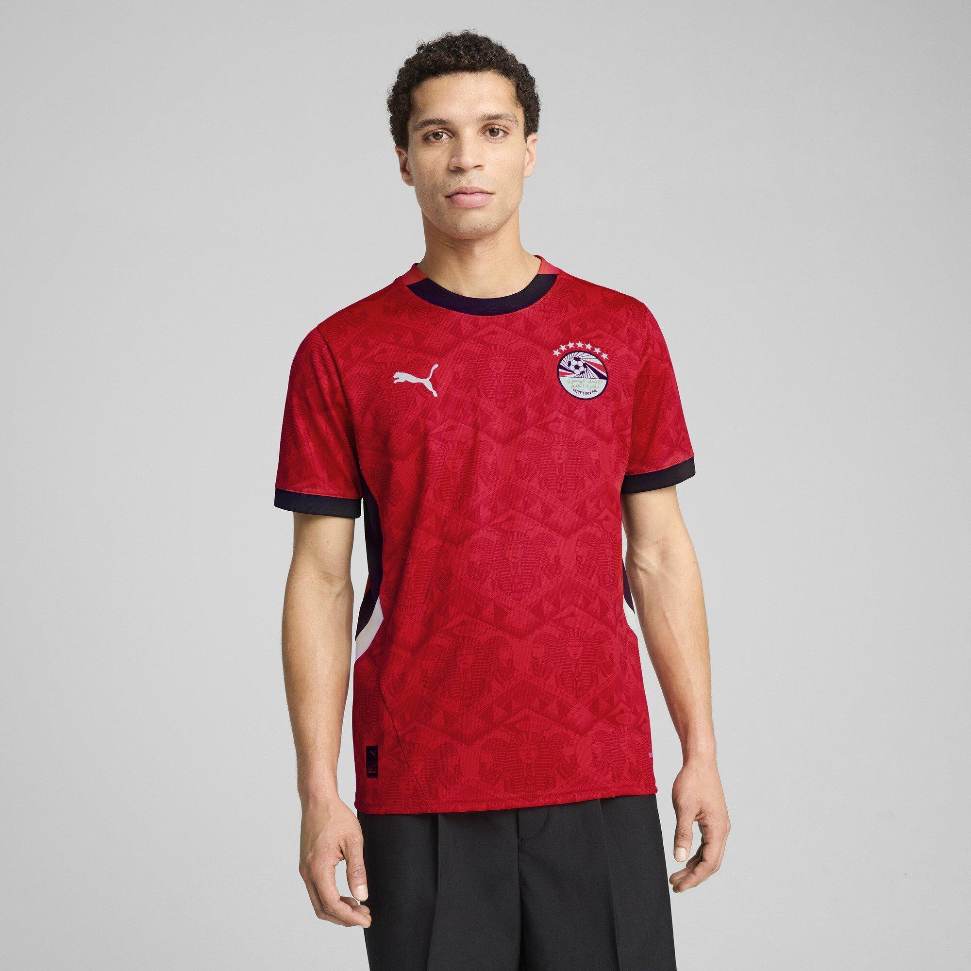 Vermelho/Preto - Puma - Egypt Home Shirt 2025 Adults - 3