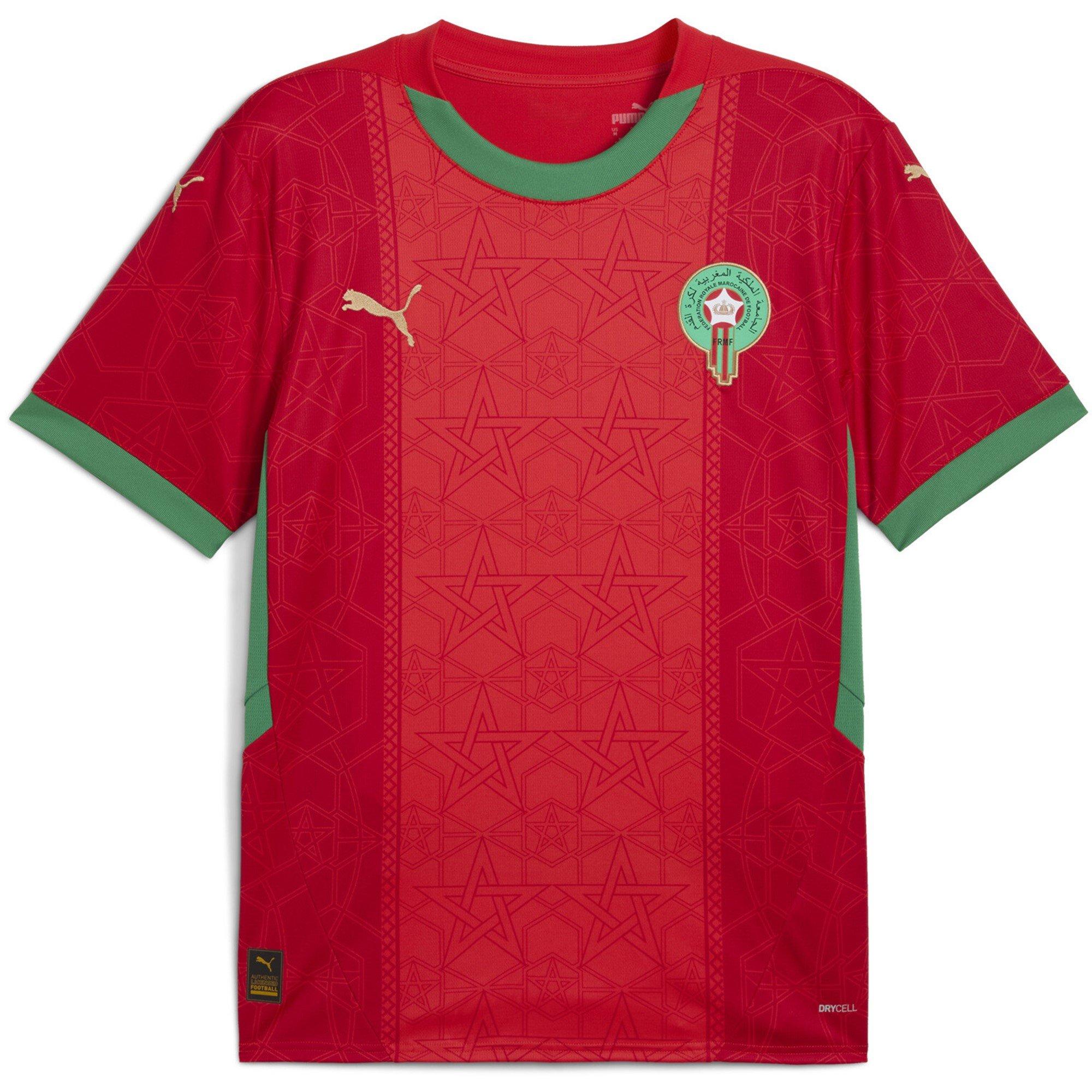 Red/Green - Puma - Morocco Home Shirt 2025 Adults - 1