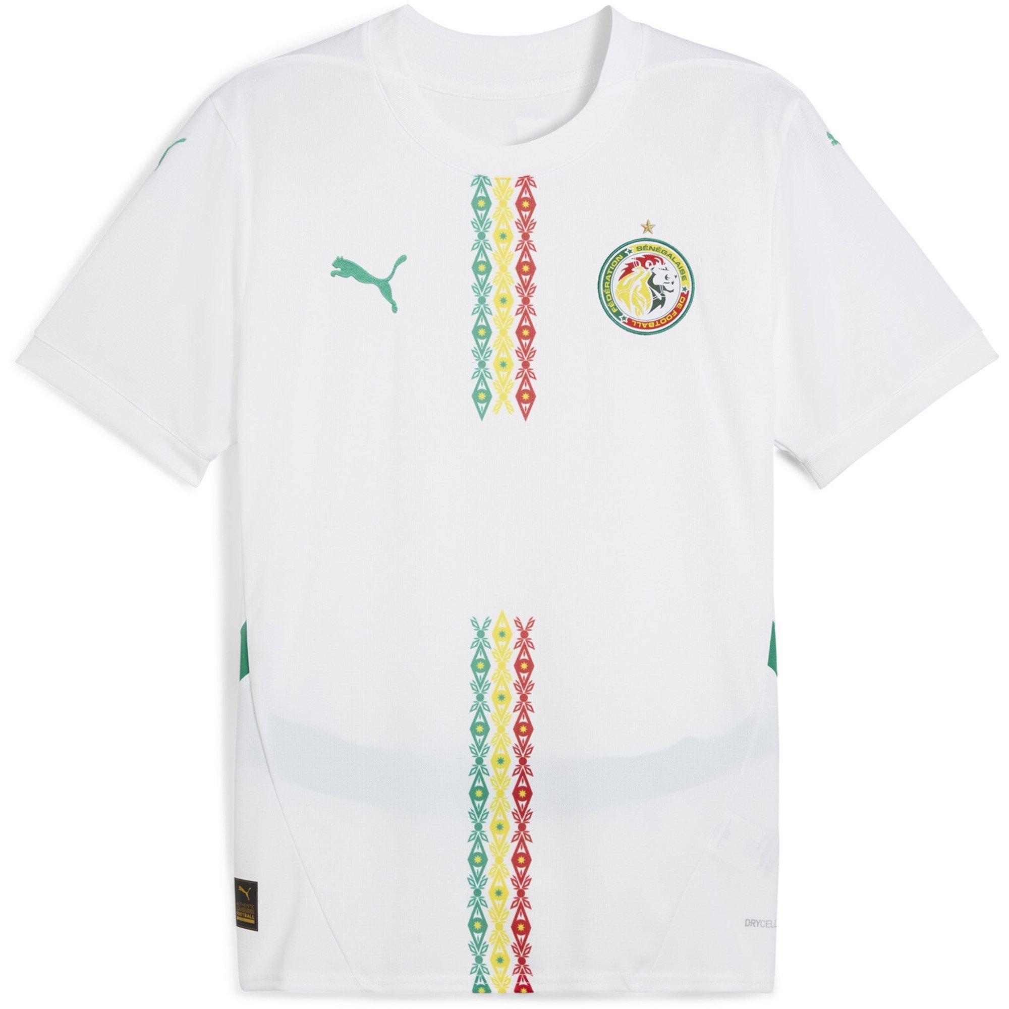 Puma Men's Senegal Home Shirt 2025 Adults - White/Green - M