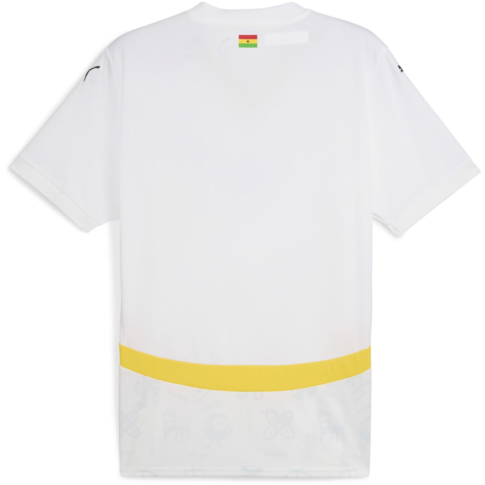 Bianco/Giallo - Puma - Ghana Home Shirt 2025 Adults - 2