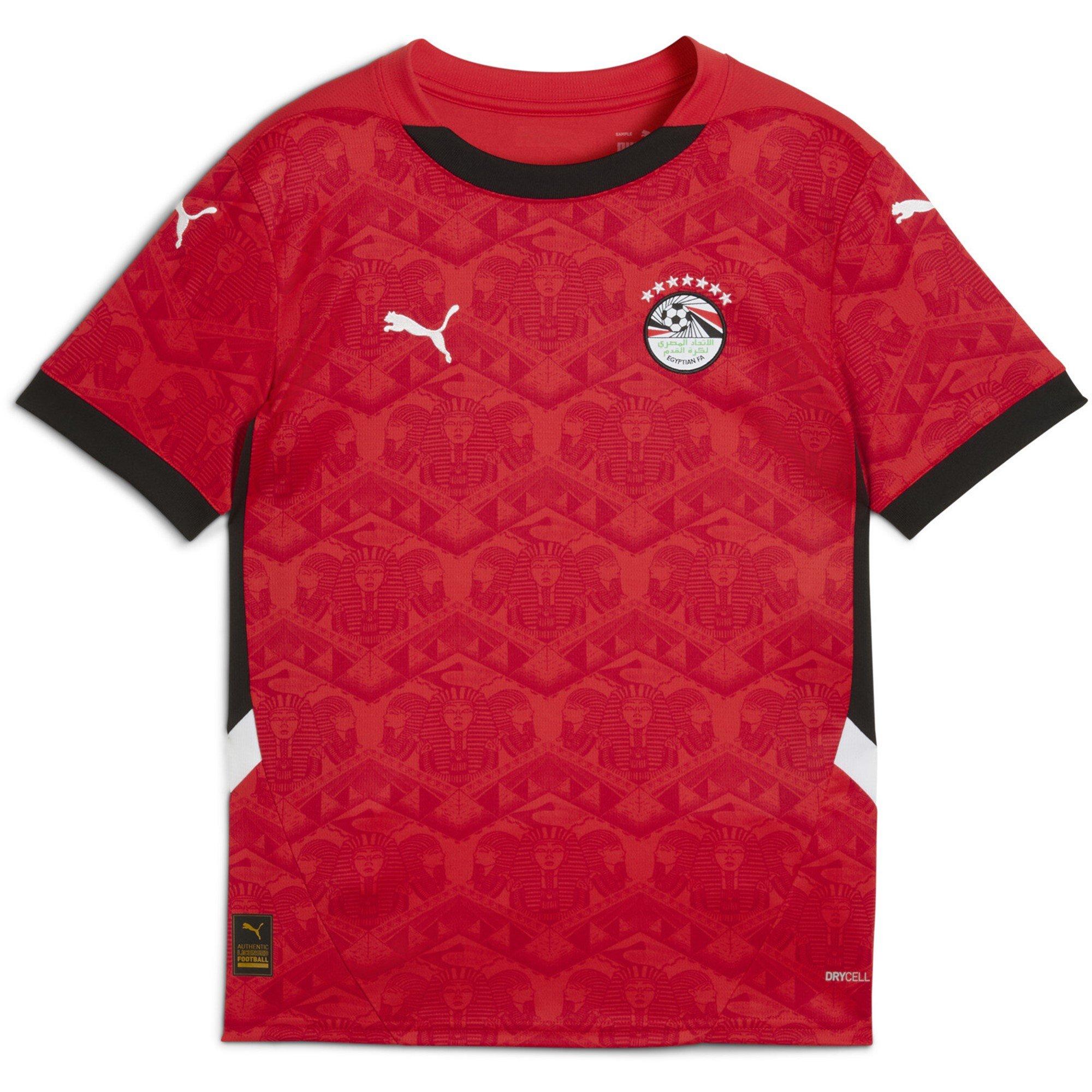 Red/Black - Puma - Egypt Home Shirt 2025 Juniors - 1
