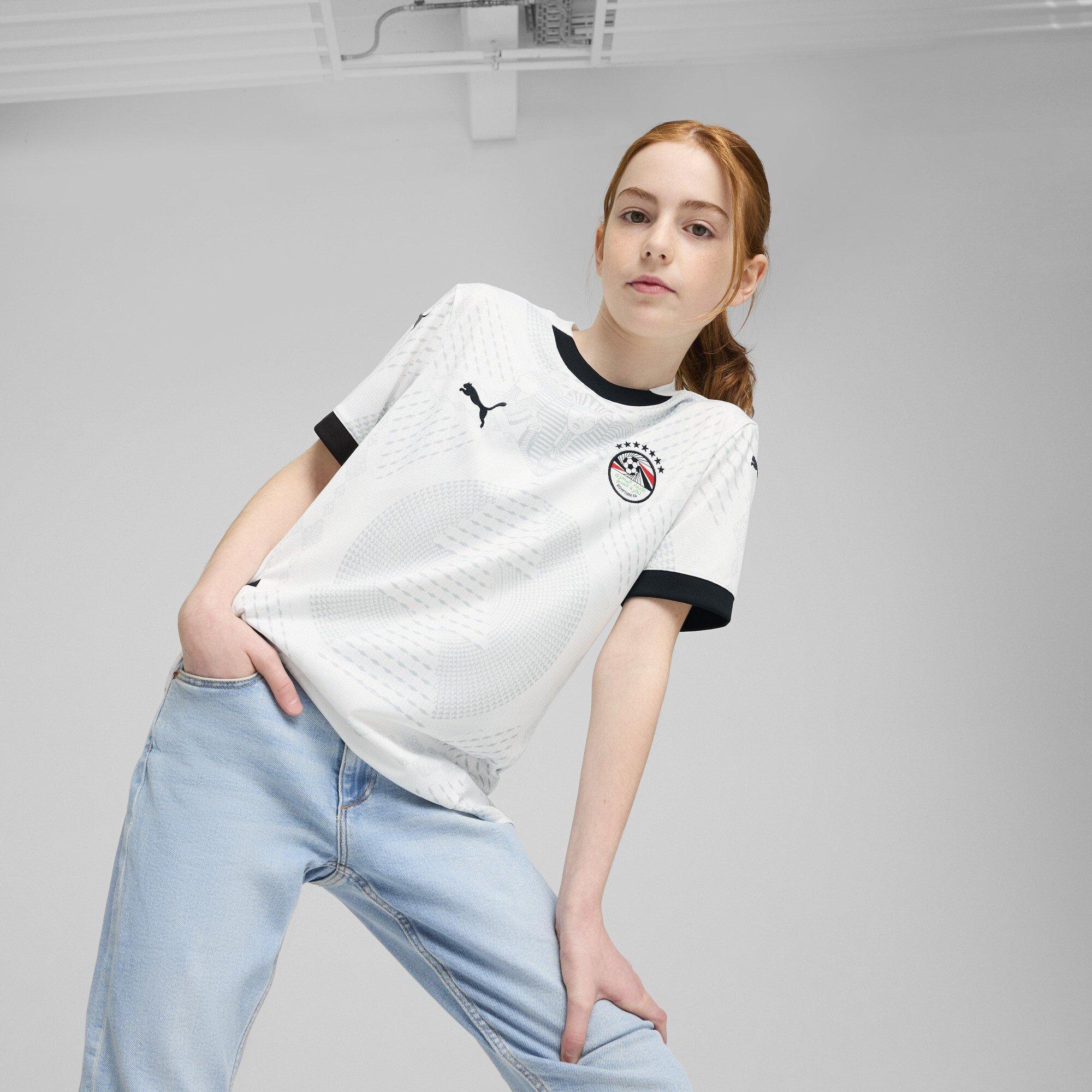 Bianco/Duna - Puma - Egypt Away Shirt 2025 Juniors - 2