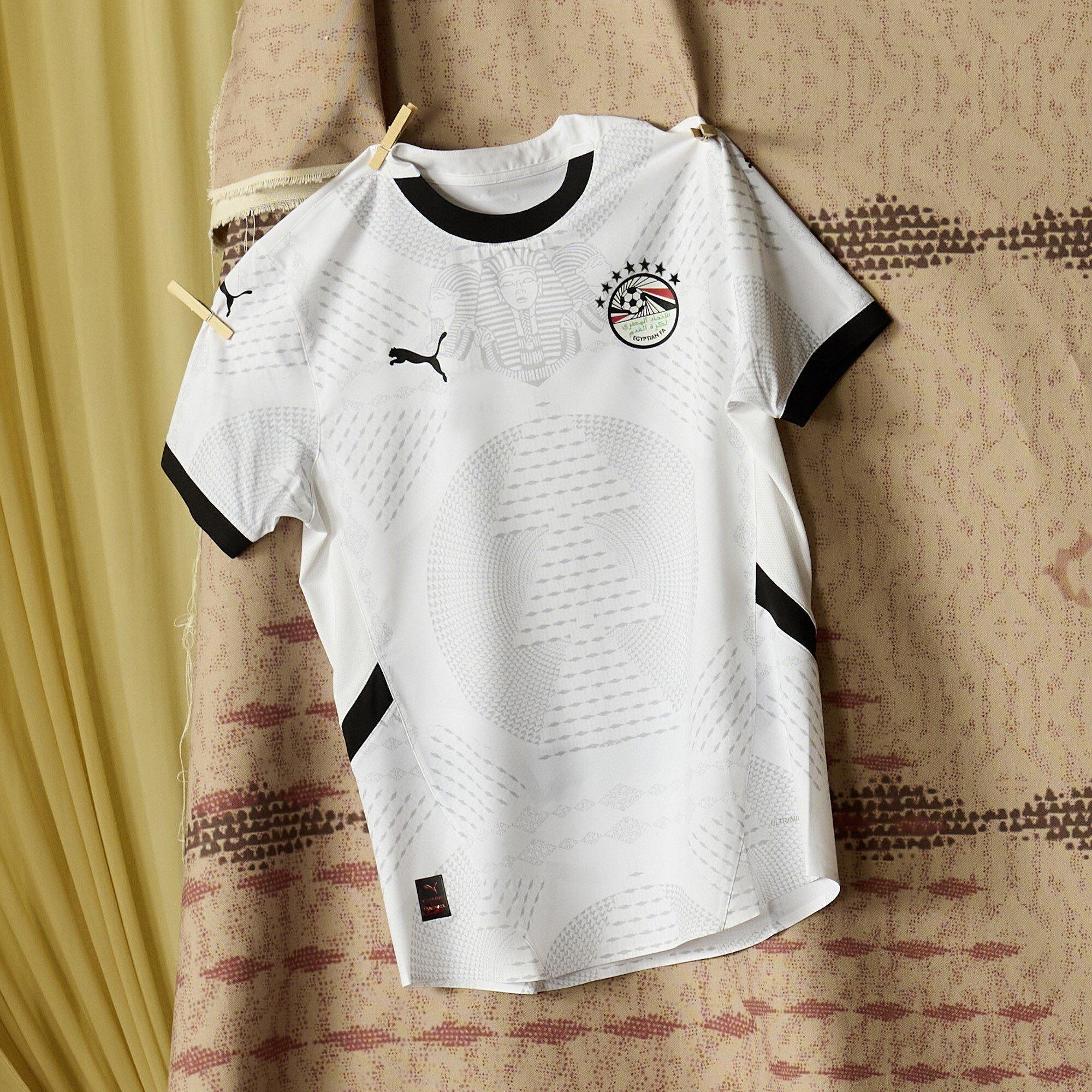 Bianco/Duna - Puma - Egypt Away Shirt 2025 Juniors - 7