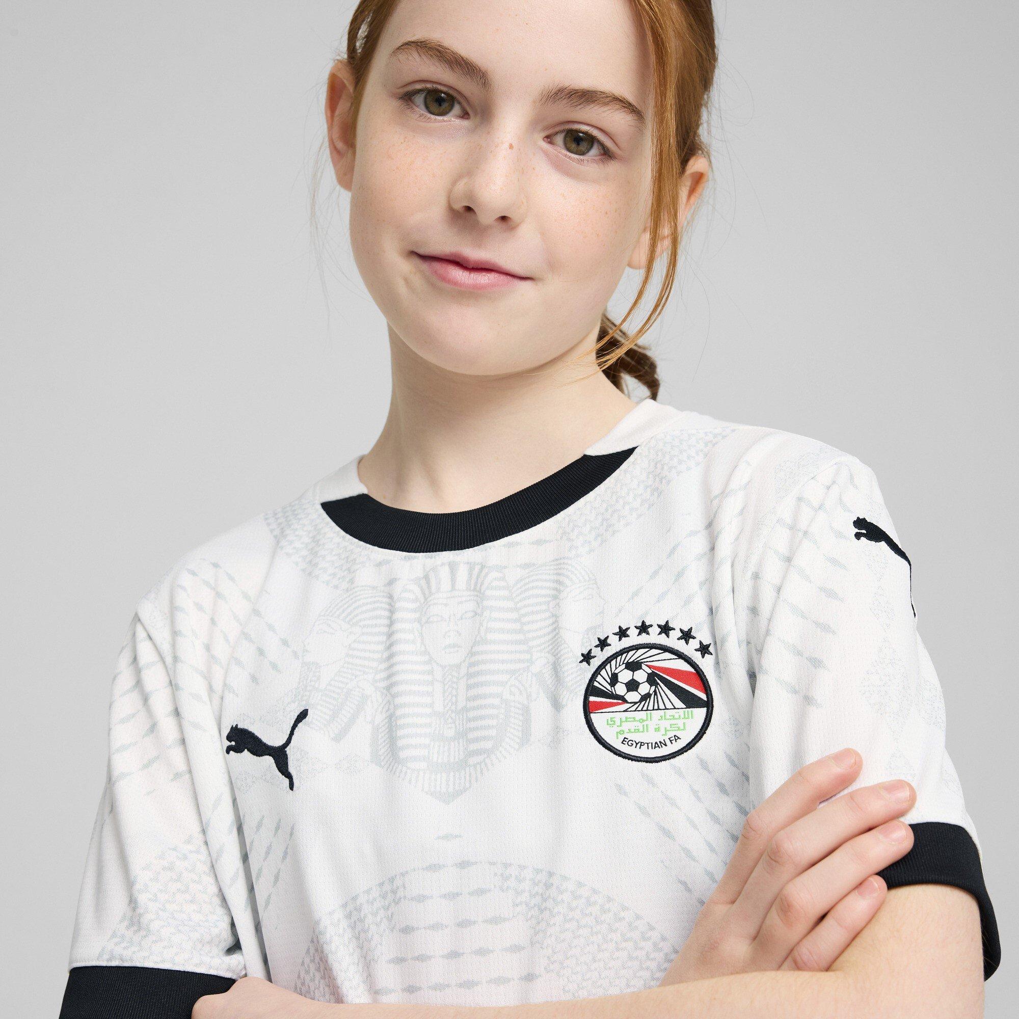 Bianco/Duna - Puma - Egypt Away Shirt 2025 Juniors - 3