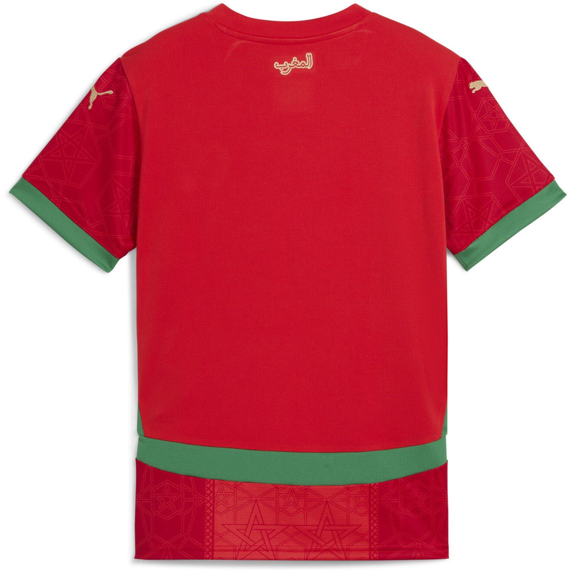 Rosso/Verde - Puma - Morocco Home Shirt 2025 Juniors - 6