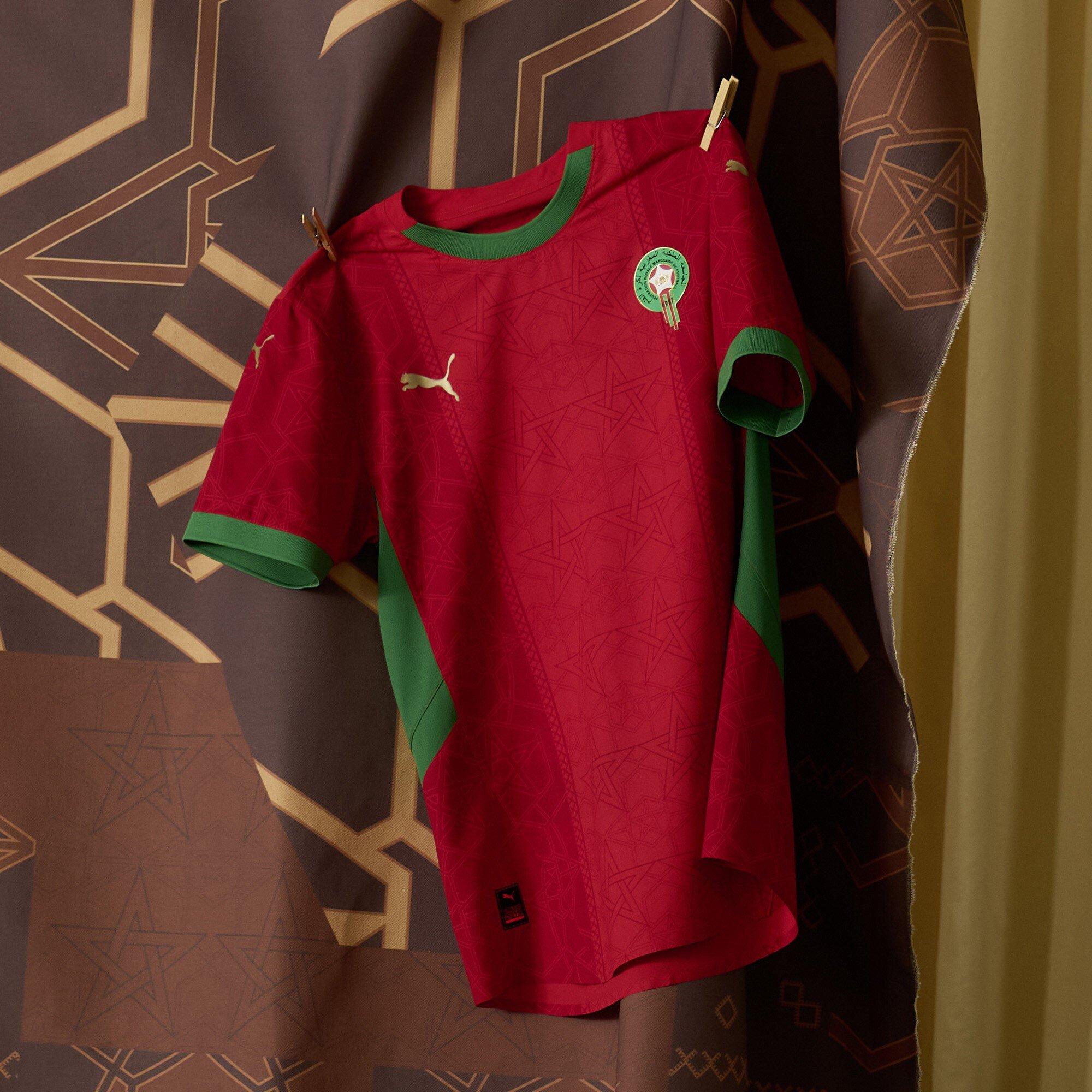Rosso/Verde - Puma - Morocco Home Shirt 2025 Juniors - 7