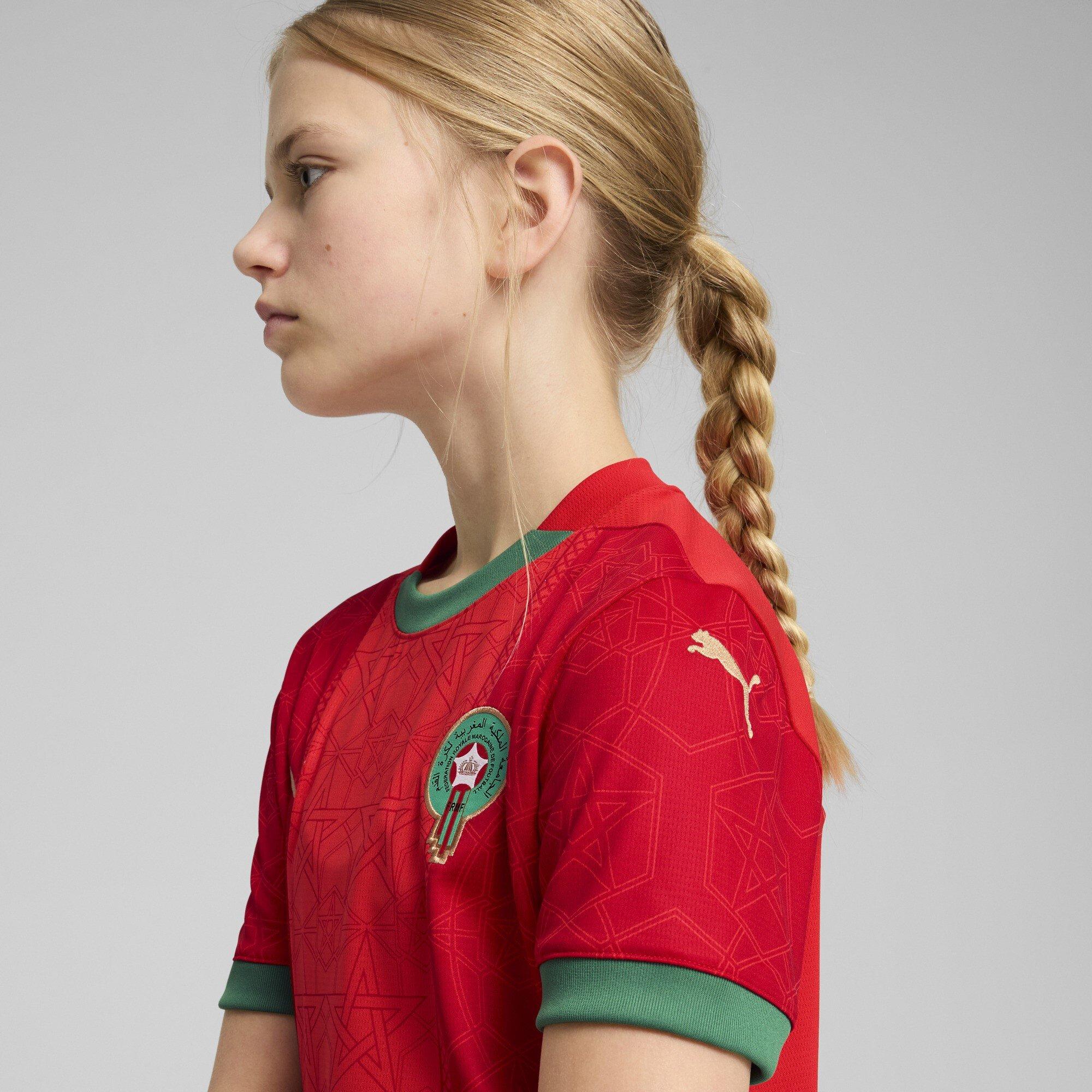 Rosso/Verde - Puma - Morocco Home Shirt 2025 Juniors - 3