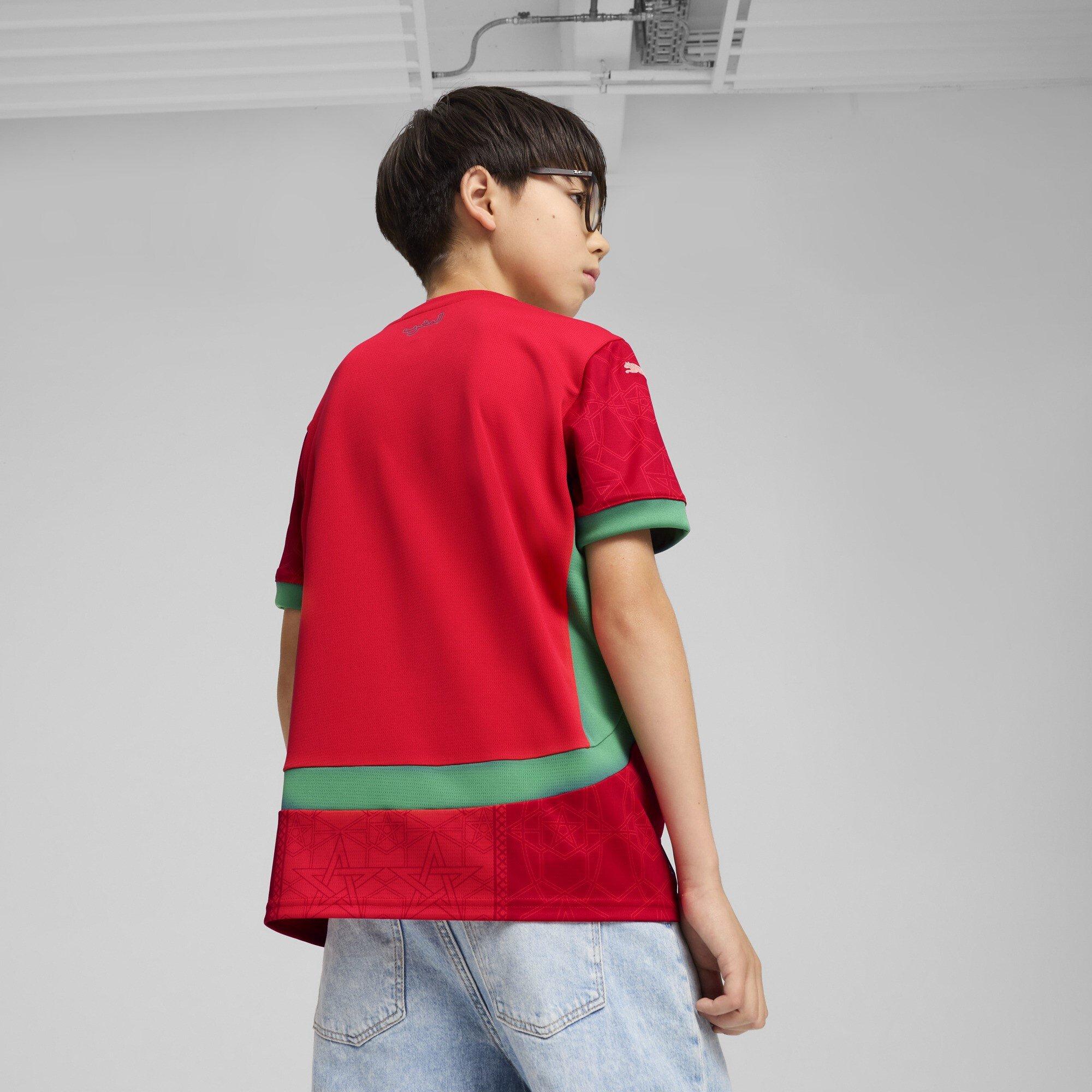 Rosso/Verde - Puma - Morocco Home Shirt 2025 Juniors - 5