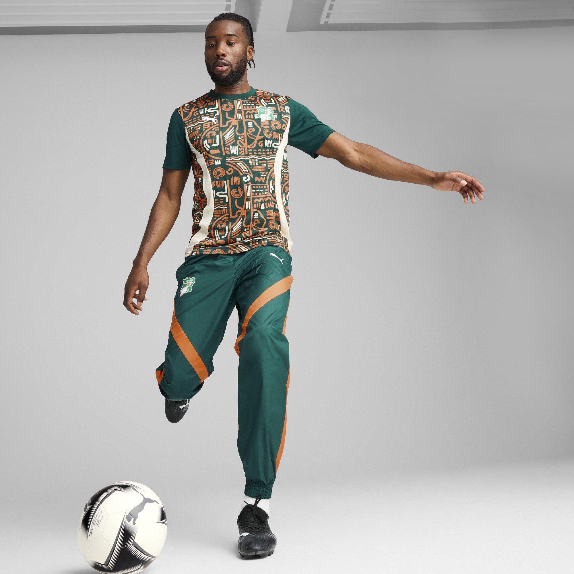 Myrtle/Orange - Puma - Ivory Coast Pre Match Shirt 2025 Adults - 4