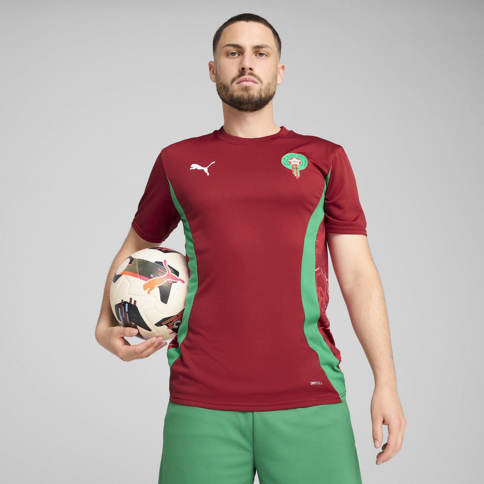 Rood/Groen - Puma - Morocco Pre Match Shirt 2025 Adults - 7