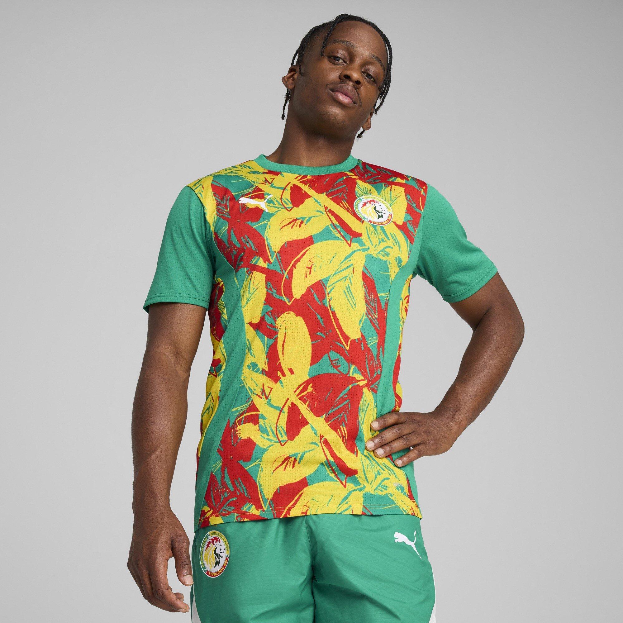 Grøn/Gul - Puma - Senegal Pre Match Shirt 2025 Adults - 3