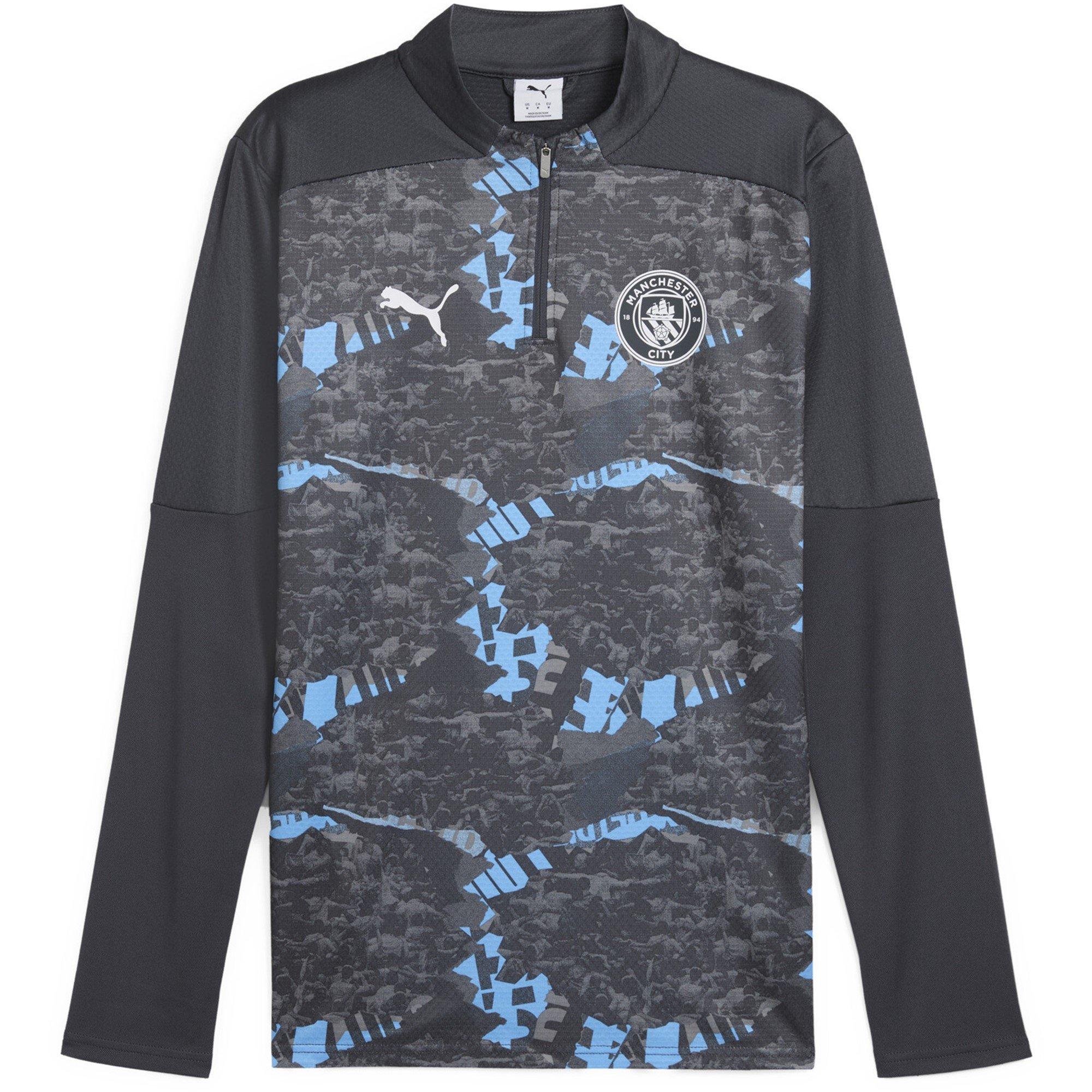 Grey Cool/Grey - Puma - Manchester City Pre Match Quarter-Zip Top 2024 2025 Adults - 1
