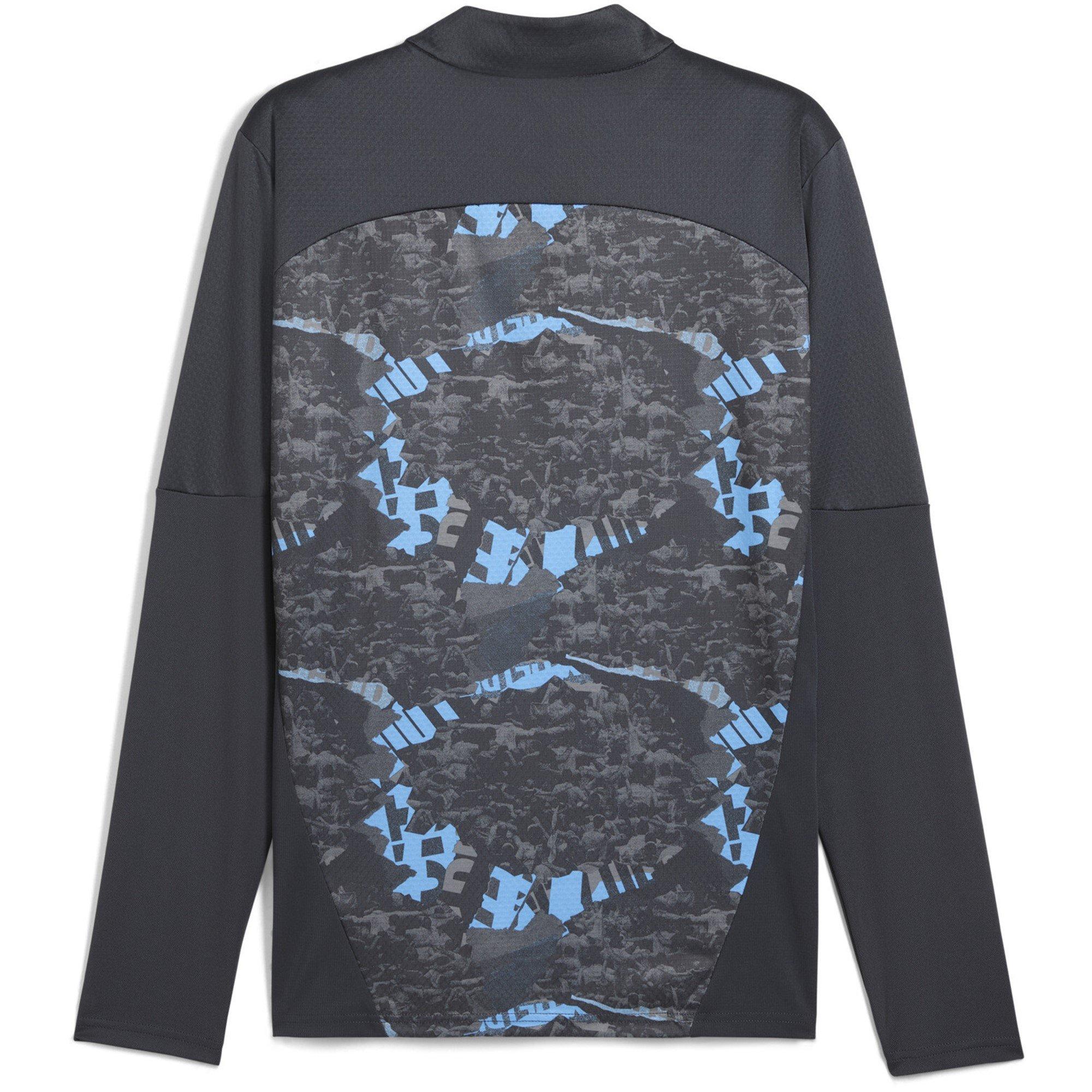 Grey Cool/Grey - Puma - Manchester City Pre Match Quarter-Zip Top 2024 2025 Adults - 2